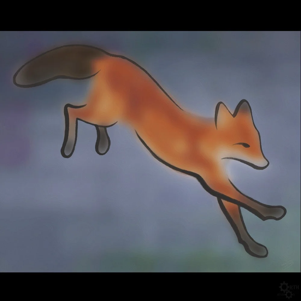 Leaping Fox