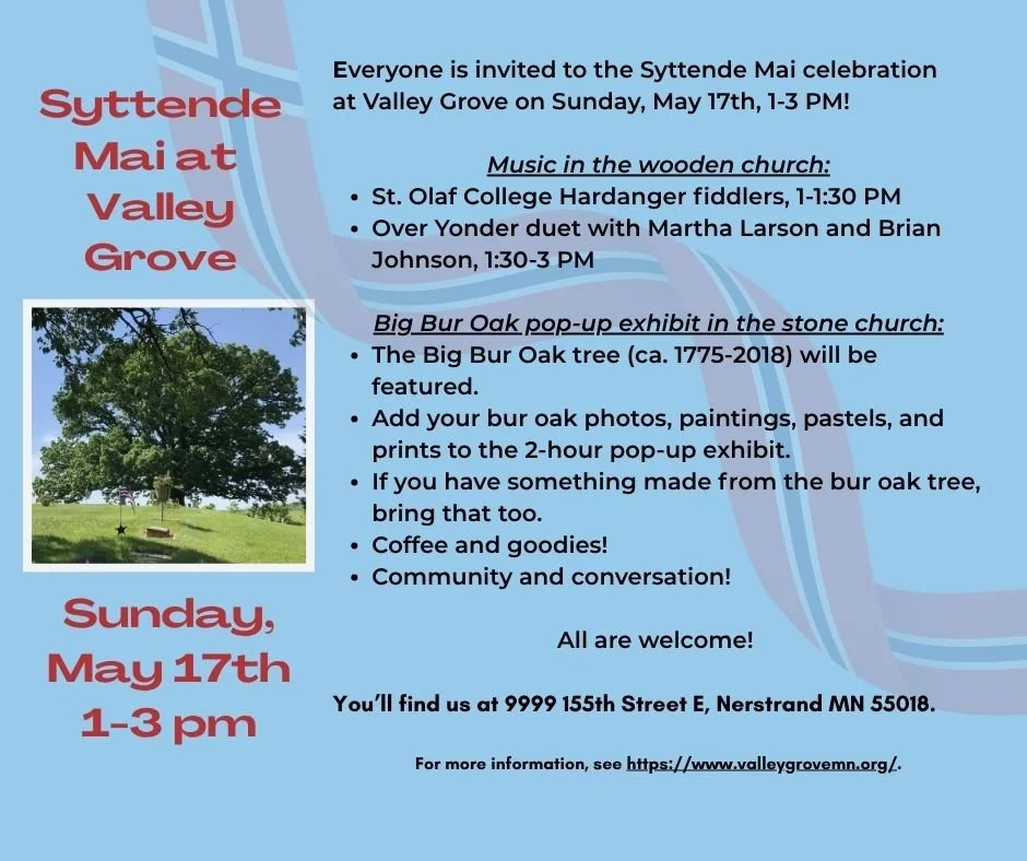 Syttende Mai 2026 - May 17th from 1-3pm