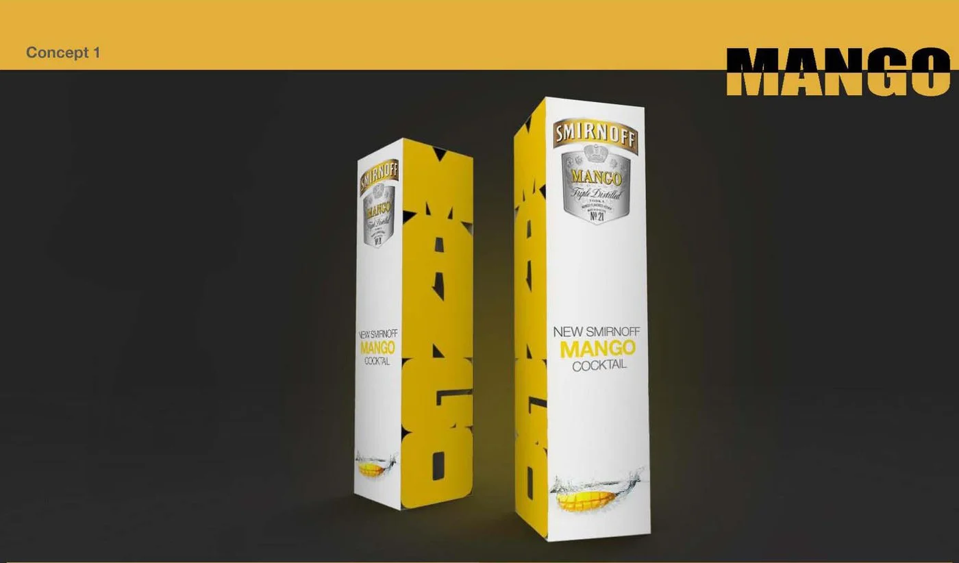 Smirnoff Packaging Design