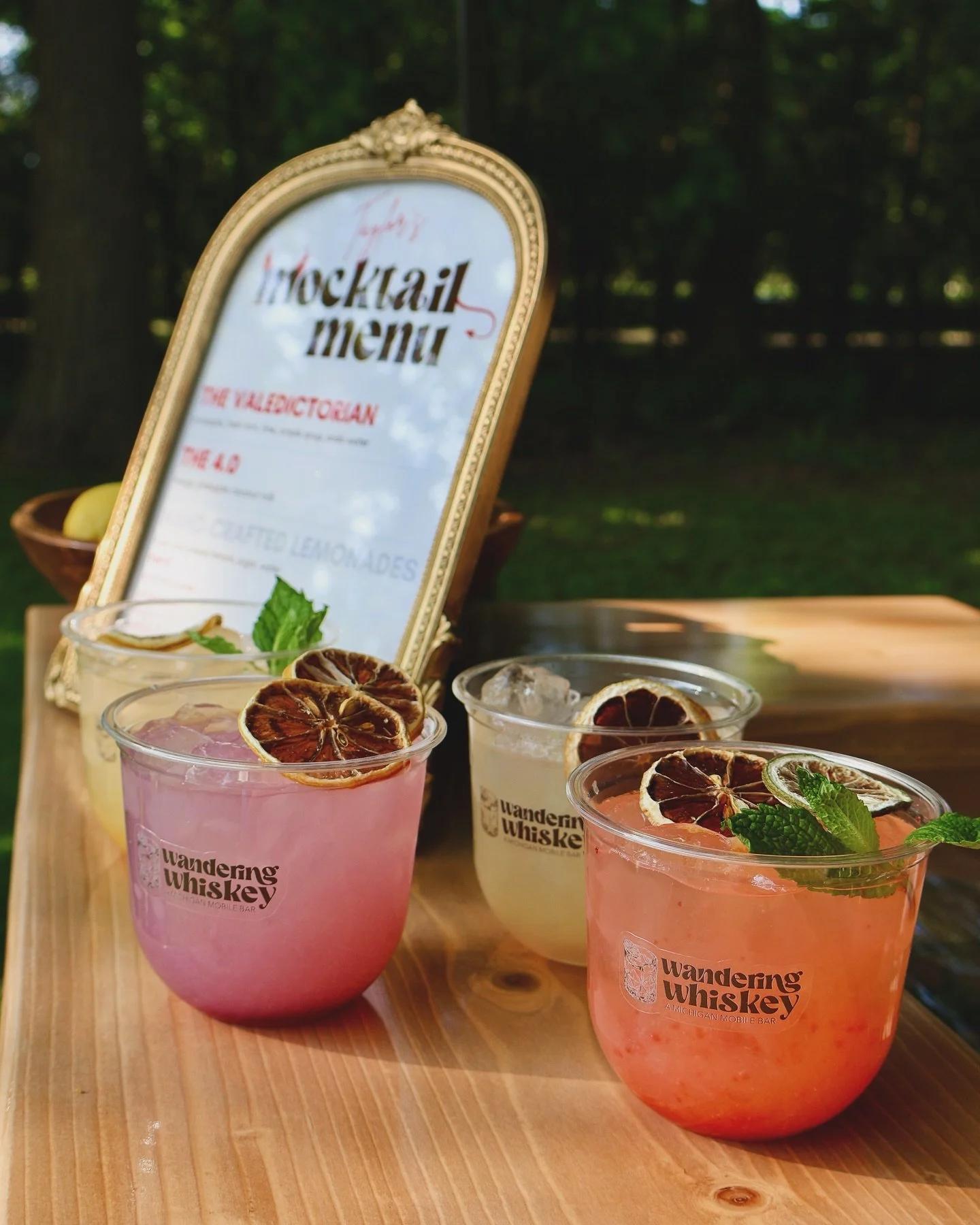 Big cheers to Taylor! 🎓❤️

We had an amazing time celebrating your graduation with you and your Red Devil fam today &mdash; thanks for letting Wandering Whiskey MI be part of the fun. 

🍋✨ We serve handcrafted cocktails, mocktails, and lemonade &md