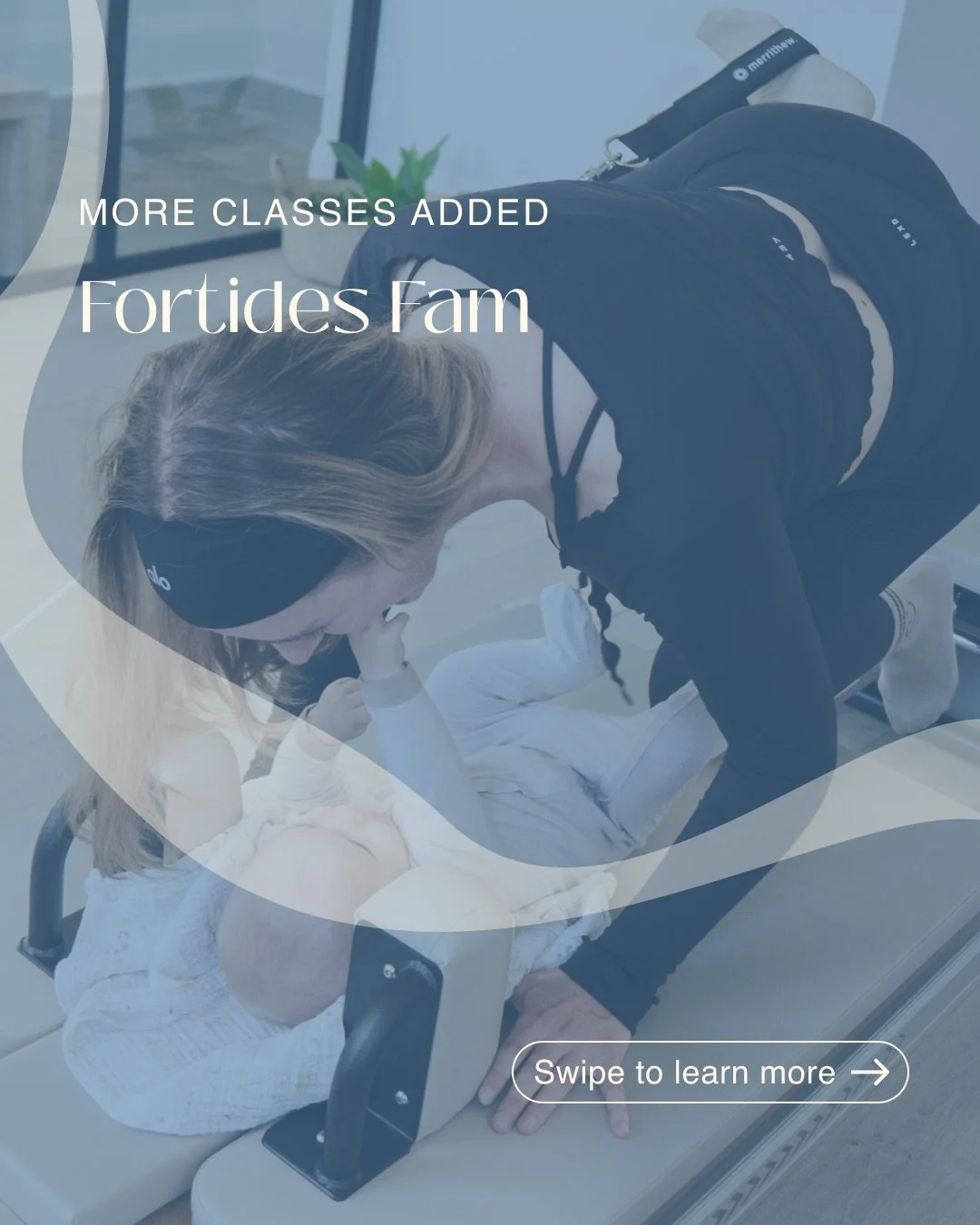 More spots to move with your little one 🤍 

Fortides Fam classes just expanded at Bloor West location. We can&rsquo;t wait to see you in studio. Tag a mama who&rsquo;d love this. 

Book your spot before classes fill up ✨

#Torontomoms #Mommyandbaby 
