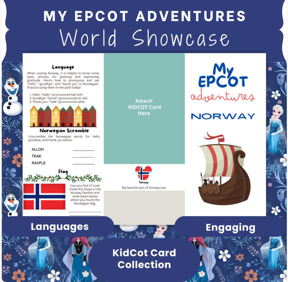 EPCOT World Showcase Educational Activity Pack | 11 Countries, Geography, History & Culture | Printable Brochures