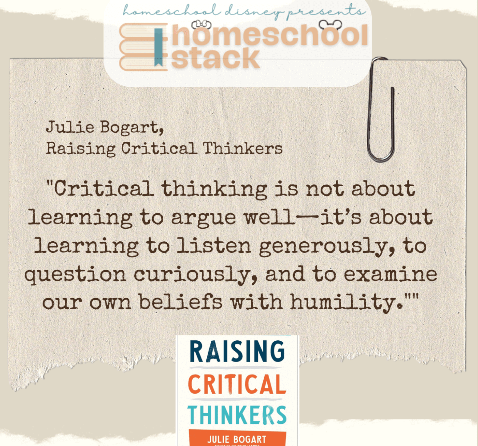 Raising Critical Thinkers: Why This Must-Have Book Belongs on Every Homeschool Parent's Shelf