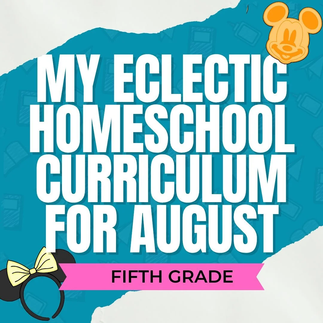 One of the best parts of homeschooling? Choosing what works best for this child, this year. Here&rsquo;s what&rsquo;s making the cut for 5th grade this August.

Today on the blog at disneyhomeschool.com

#eclectichomeschool #homeschoolcurriculum #5th