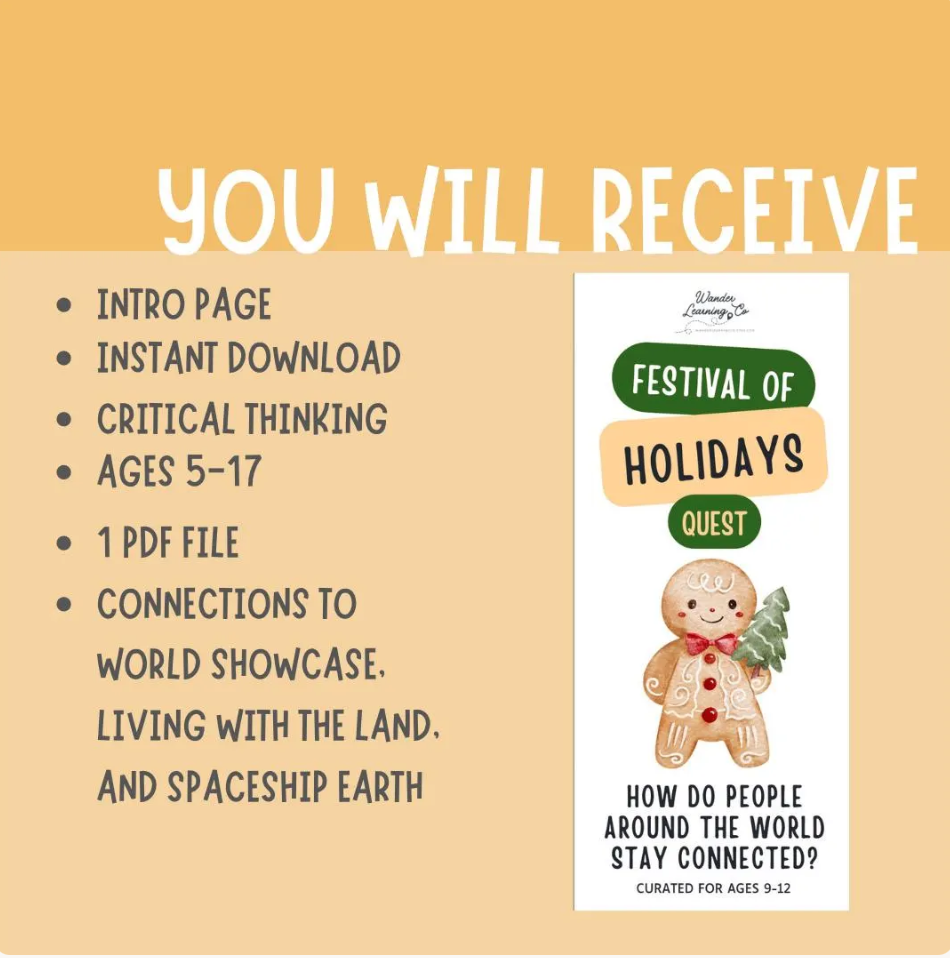 EPCOT Festival of the Holidays Scavenger Hunt