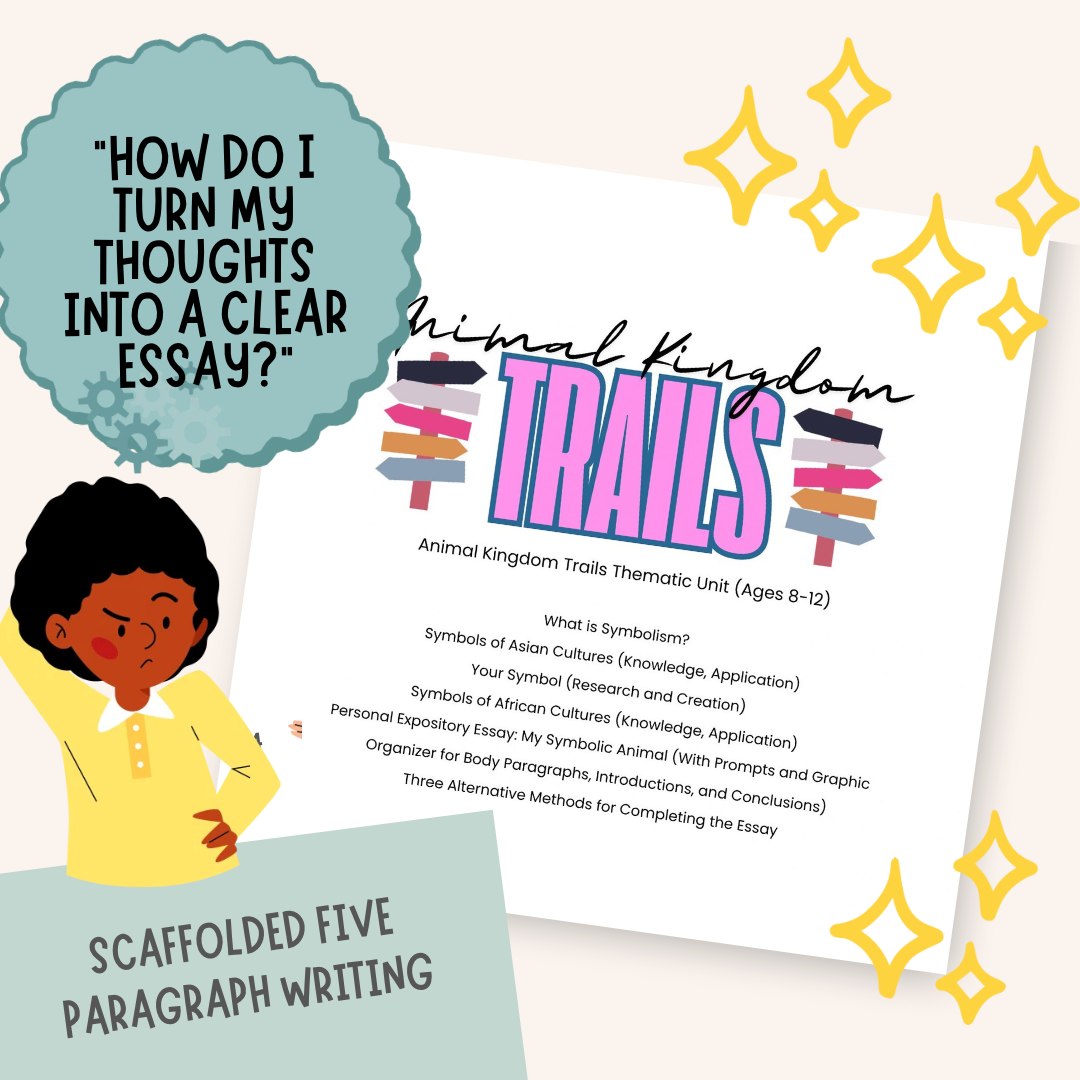 Expository Writing for Reluctant Writers | Animal Kingdom Place-Based Learning Unit | Ages 8–12