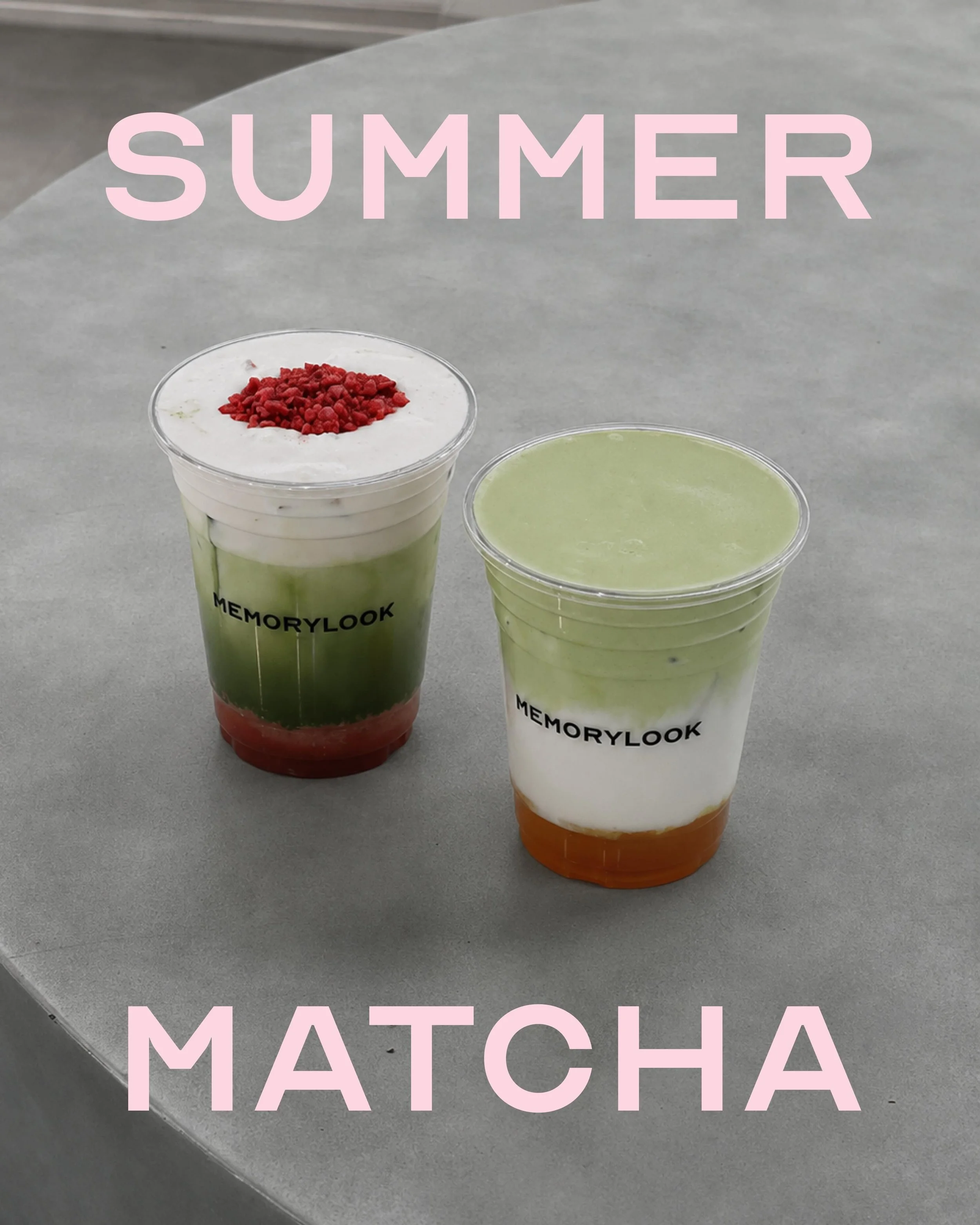 Summer Matcha Series 🍓 Strawberry Matcha 🥭 Golden Matcha