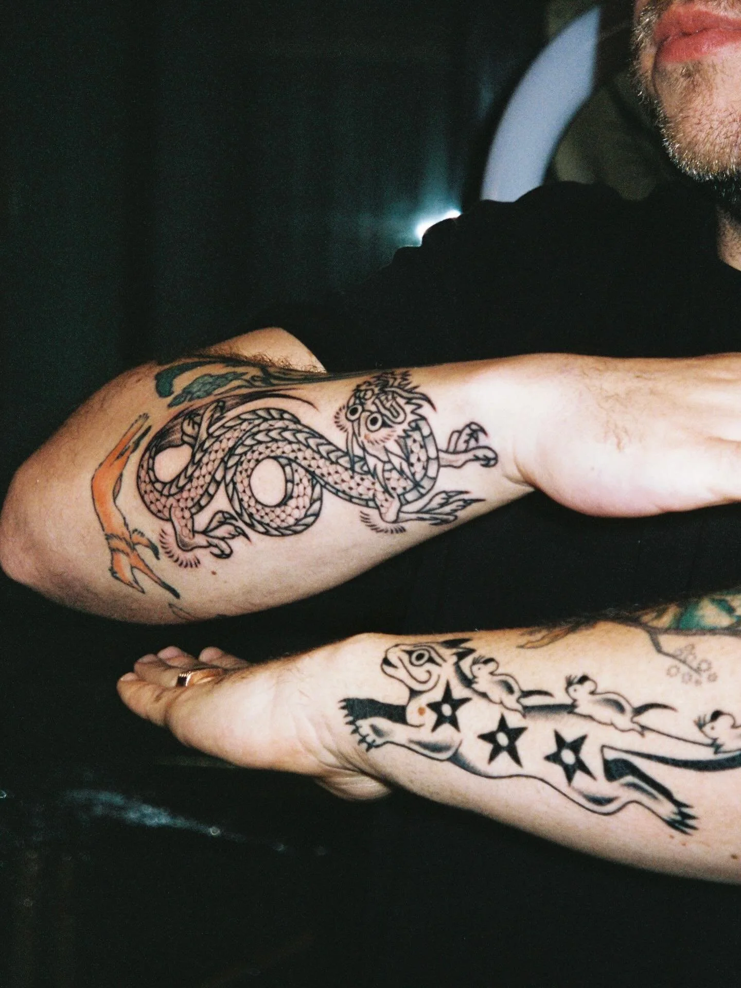 🐉🐈 Dragon and healed cat from flash day ✨ Thanks @ciarandarling ✨

✨Made with @tedstattoowonders ✨