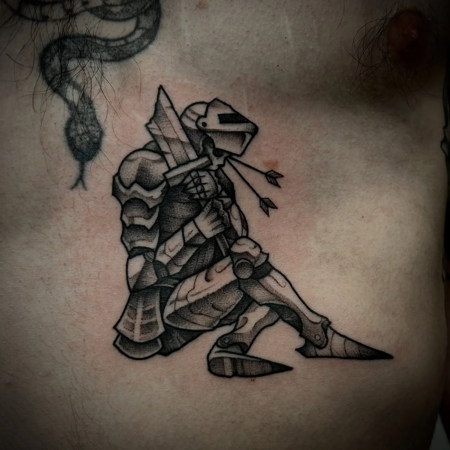 SOLACE | for Jack, thank you for getting this! 🗡️
.
DM/email for bookings!
.
Made with @lotusneedles @stencil.jam @darkhorseshadingblack @thesolidink @ironbite @luckysupply 
.
.
.
.
#medievaltattoo #illustrativetattoo #tattoos #nztattoo #wellingtont