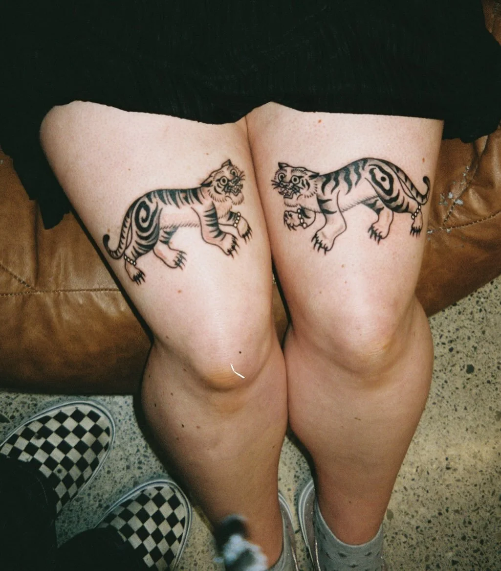 Pair of tigers for Hana 🐯🐯 ✨ Thank you so much!! 

Made with @tedstattoowonders 

#splendidscans