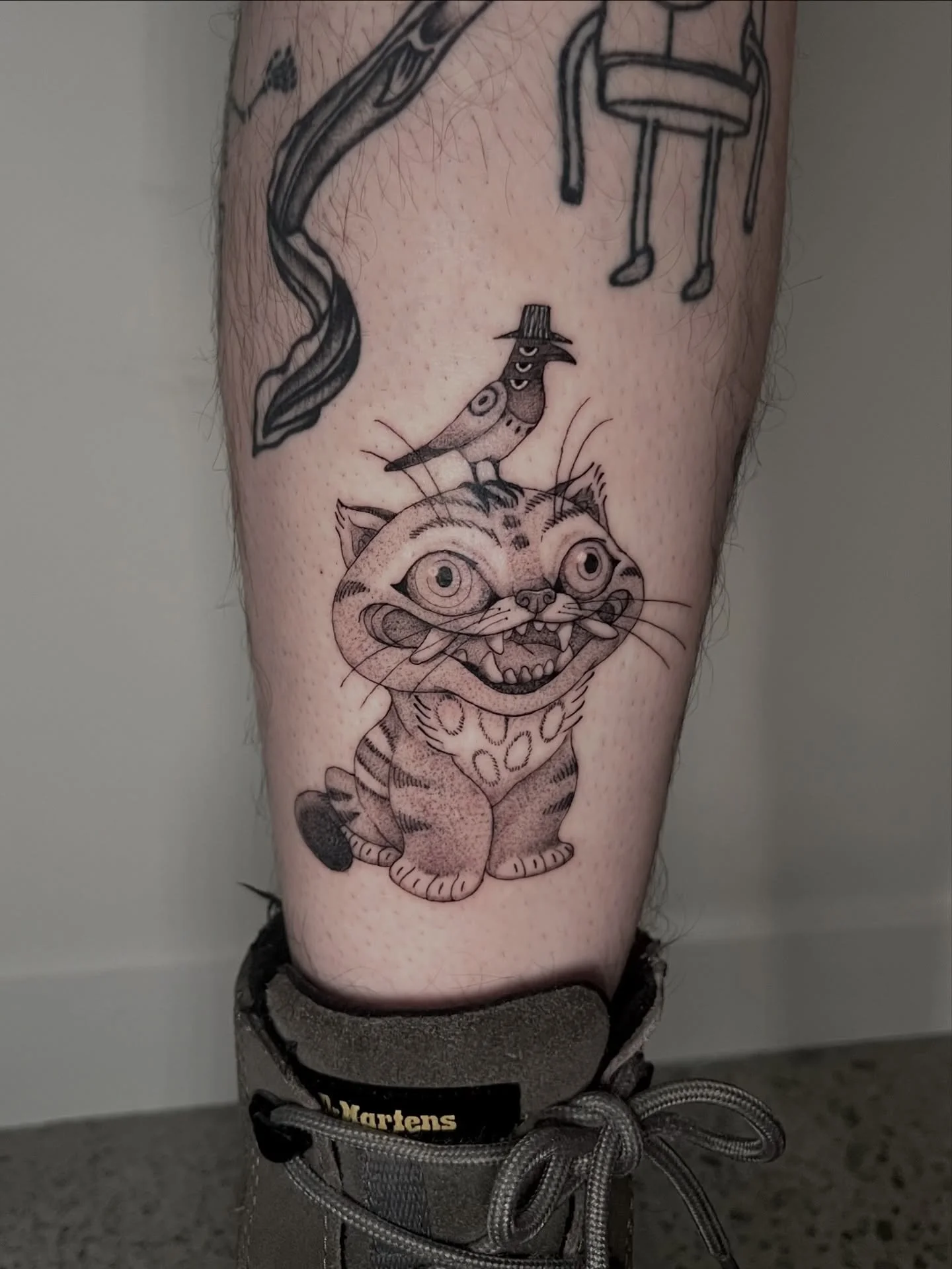 Custom Derpy and Sussy for Silas 💙 Thanks so much 🙌🙌

#kpopdemonhunters #derpytattoo #kpopdemonhunterstattoo #wellingtontattooartist #nztattooartist