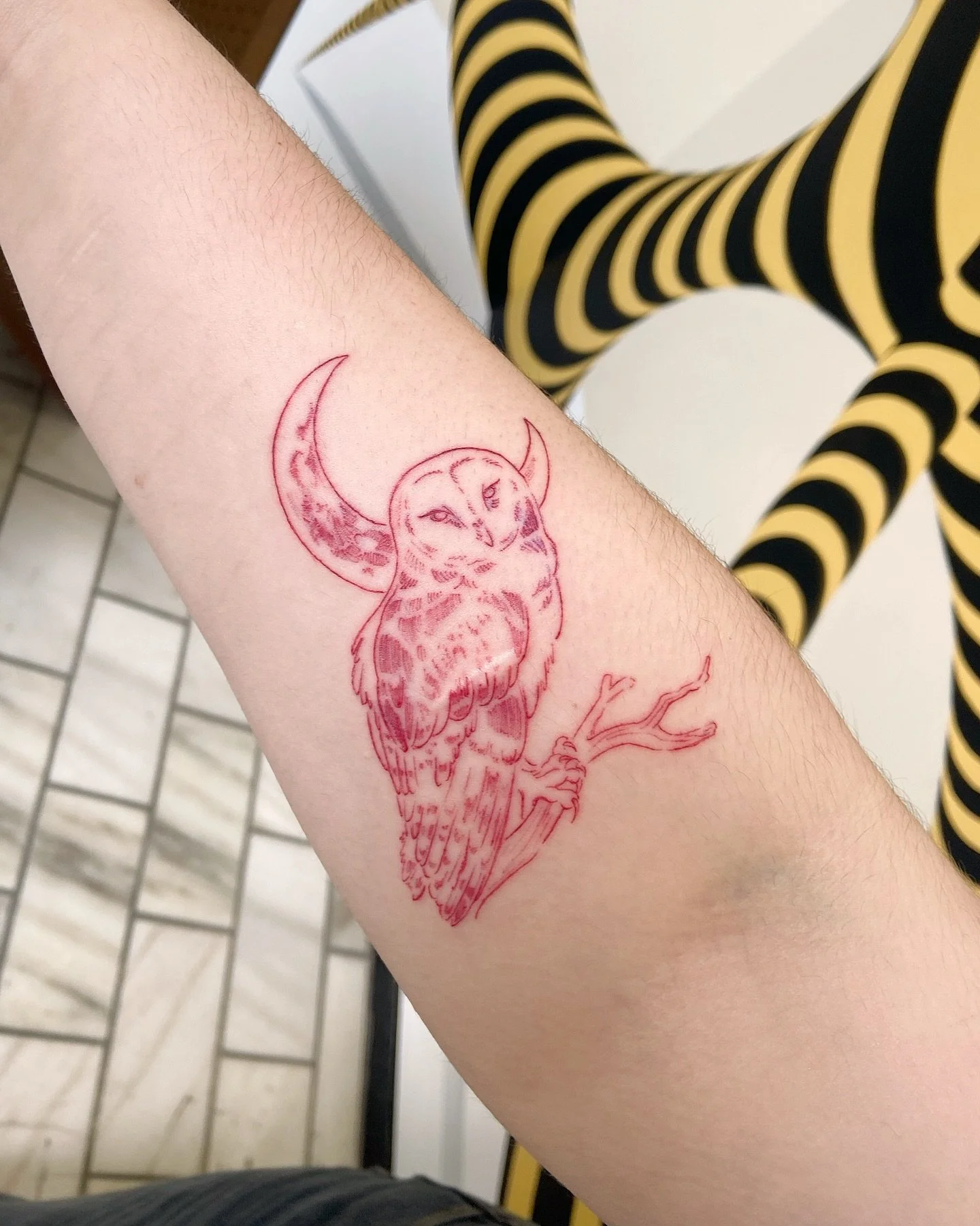 Fresh custom owl 🦉&hearts;️ and healed collar pieces + touchups 🌹&hearts;️
.
Always lovely to see you and work with you on your ideas, Kaylan! Thank uu 🤲🏽&hearts;️