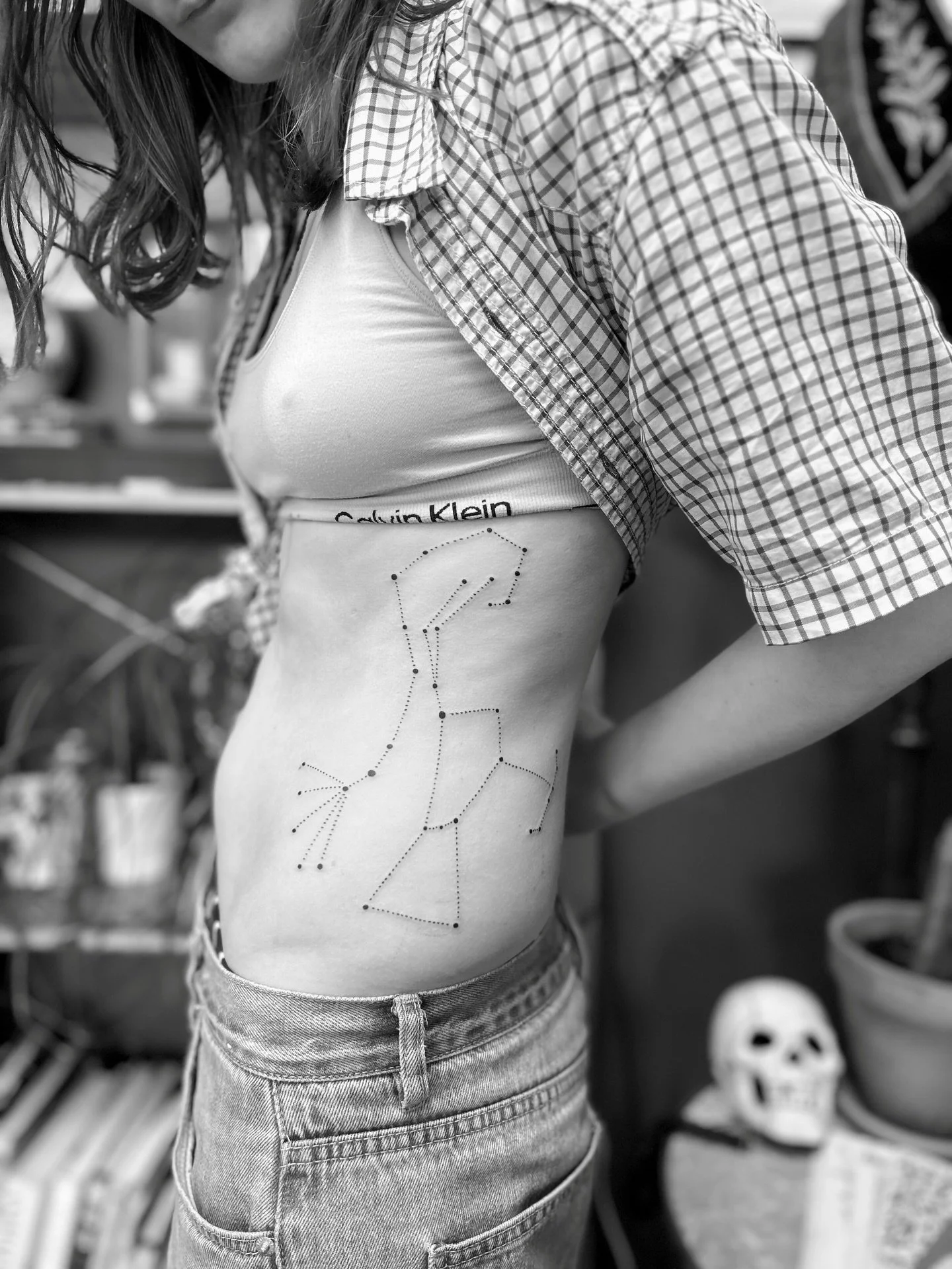 constellations for Kate ✨ loved the size and placement of this one, bold &amp; fresh! thank you so much! 

💛 booking May at @buttercattattoo 

#tattoo #wellingtontattooartist #nztattoo #finelinetattoo #constellationtattoo