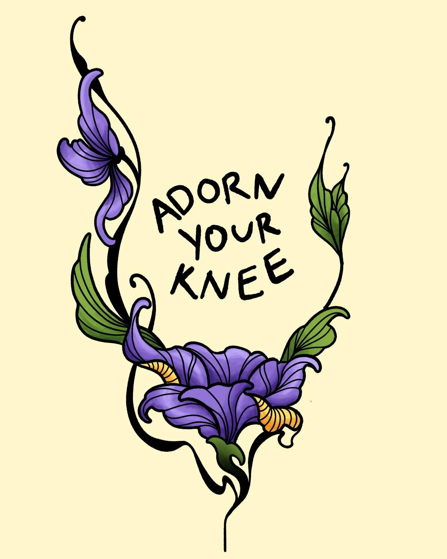 Can I tempt you with a knee tattoo? Two knee tattoos? Email me to discuss 🫶
.
.
.
.
.
.
.
#tattoo #tattoodesign #flashdesign #artneauveau #flowertattoo #kneetattoo #wellingtontattoo #aucklandtattoo