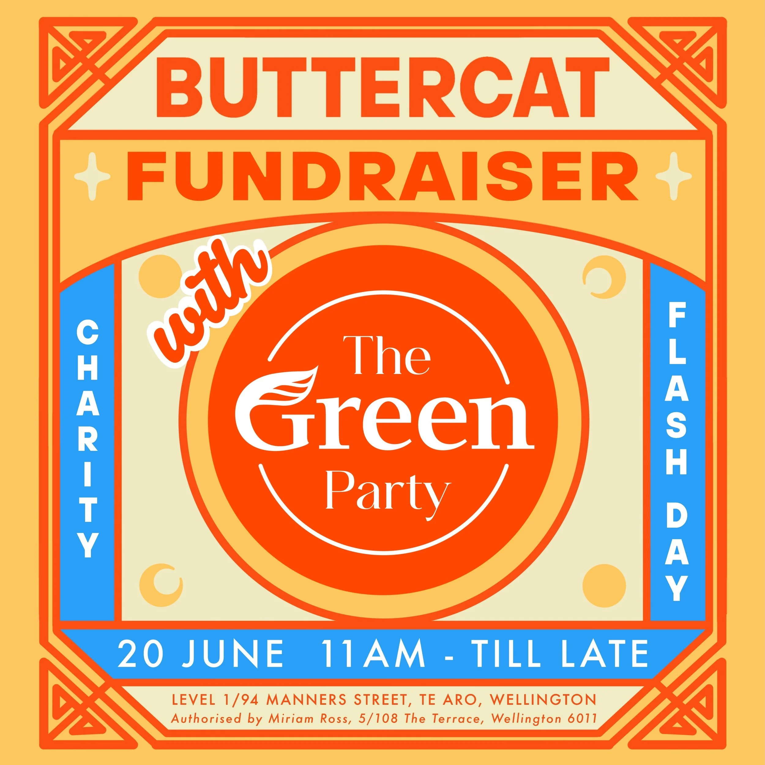 💚 FUNDRAISER FLASH DAY 20th JUNE 💚

BUTTERCAT x @nzgreenparty 

Keep Pōneke Green 💚 Support Tamatha Paul and Julie Anne Genter in their electorate campaigns for Wellington North and Wellington Bays by getting some ink!

50% of the cost of your tat