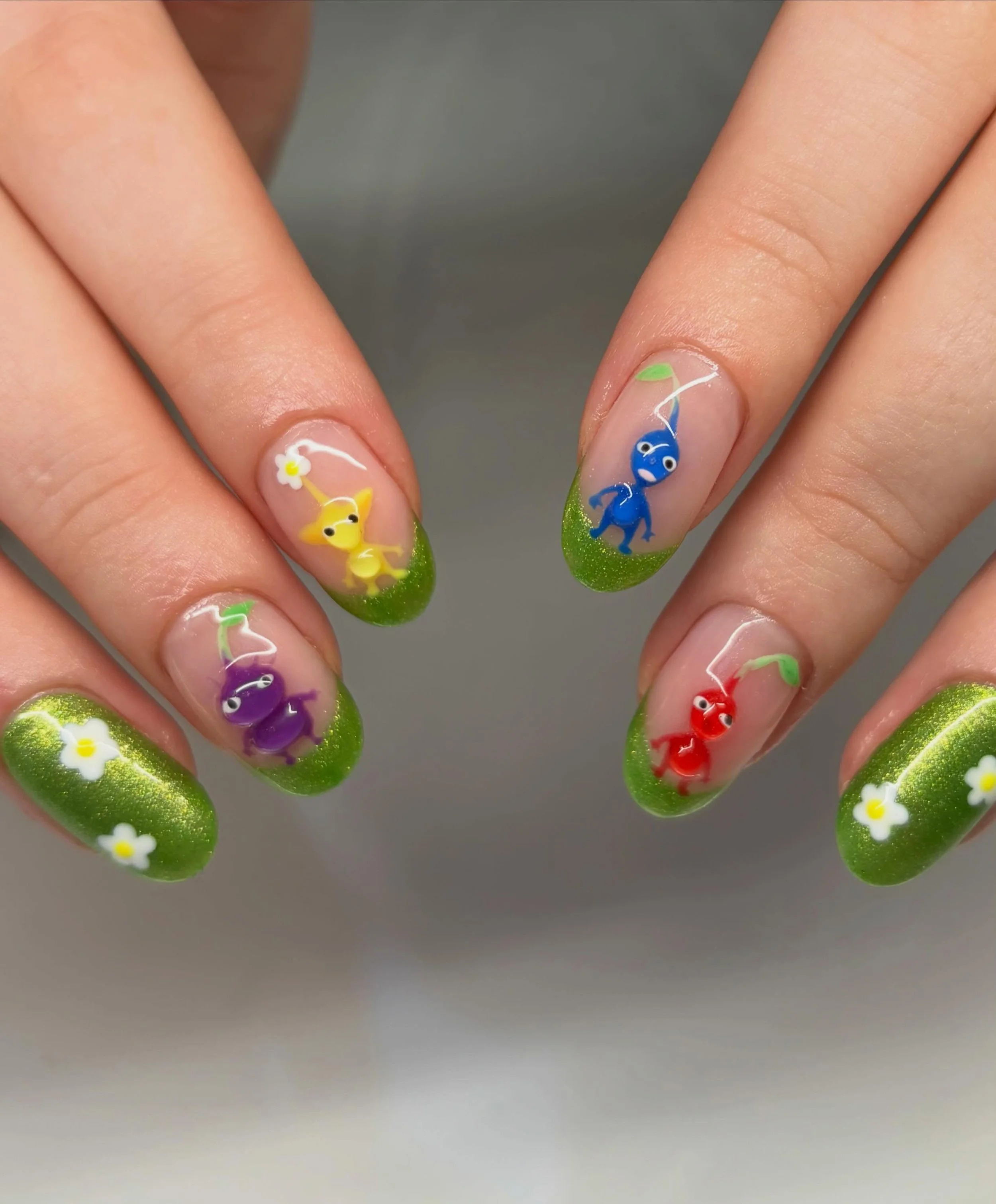 Level 3 - Pikmin 💜💛💙❤️

I finally did it, Pikmin for @rowdyruffgal thank u for letting me do whatever I want bc u were late I love u

#nintendo #nailart #nostalgia #supersmashbros #nailtech