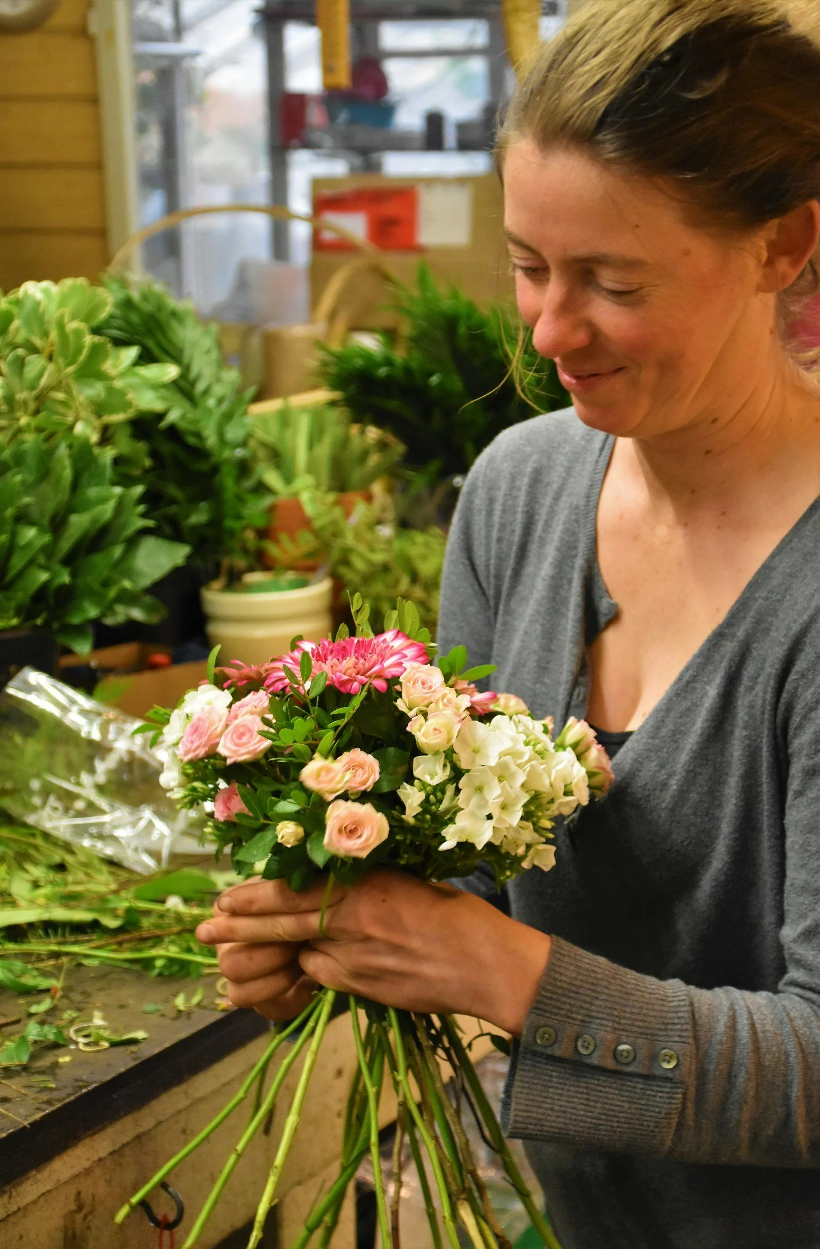 Flower pop up at Boldly Going Coffee Shop