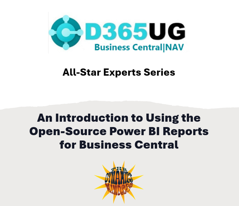 An Introduction to Using the Open-Source Power BI Reports for Business Central