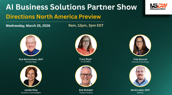 New MSDW Event! Directions 2026 Preview: AI Business Solutions Partner Show - Directions NA Preview