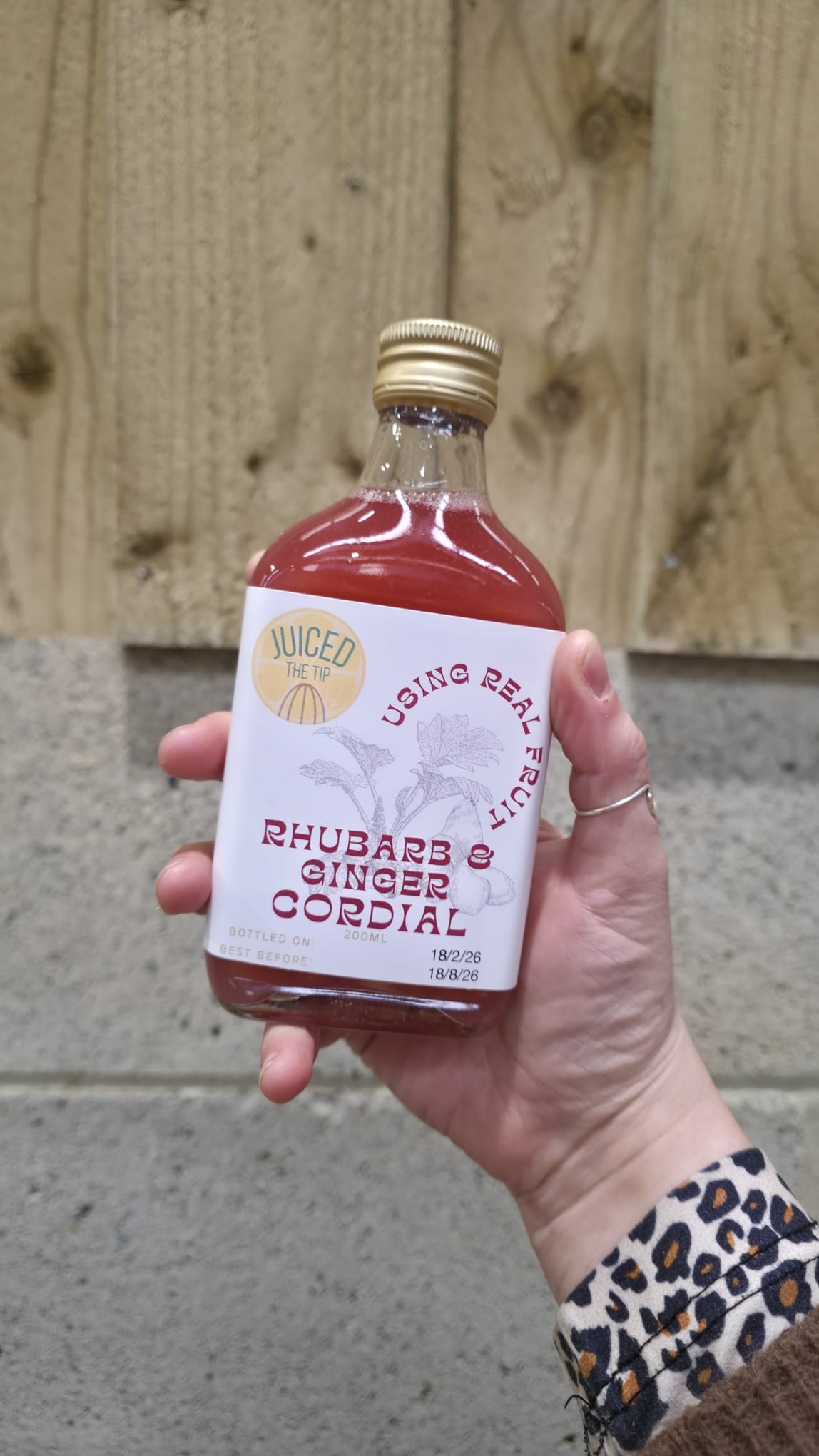 Rhubarb & Ginger Cordial