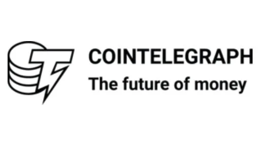 Cointelegraph logo with the tagline 'The future of money'