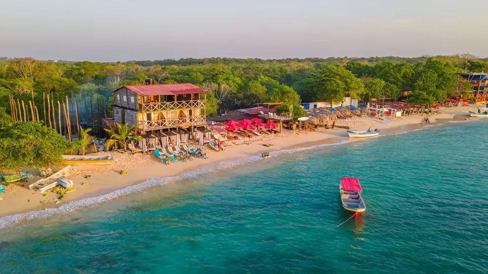 Caribbean beach near Santa Marta