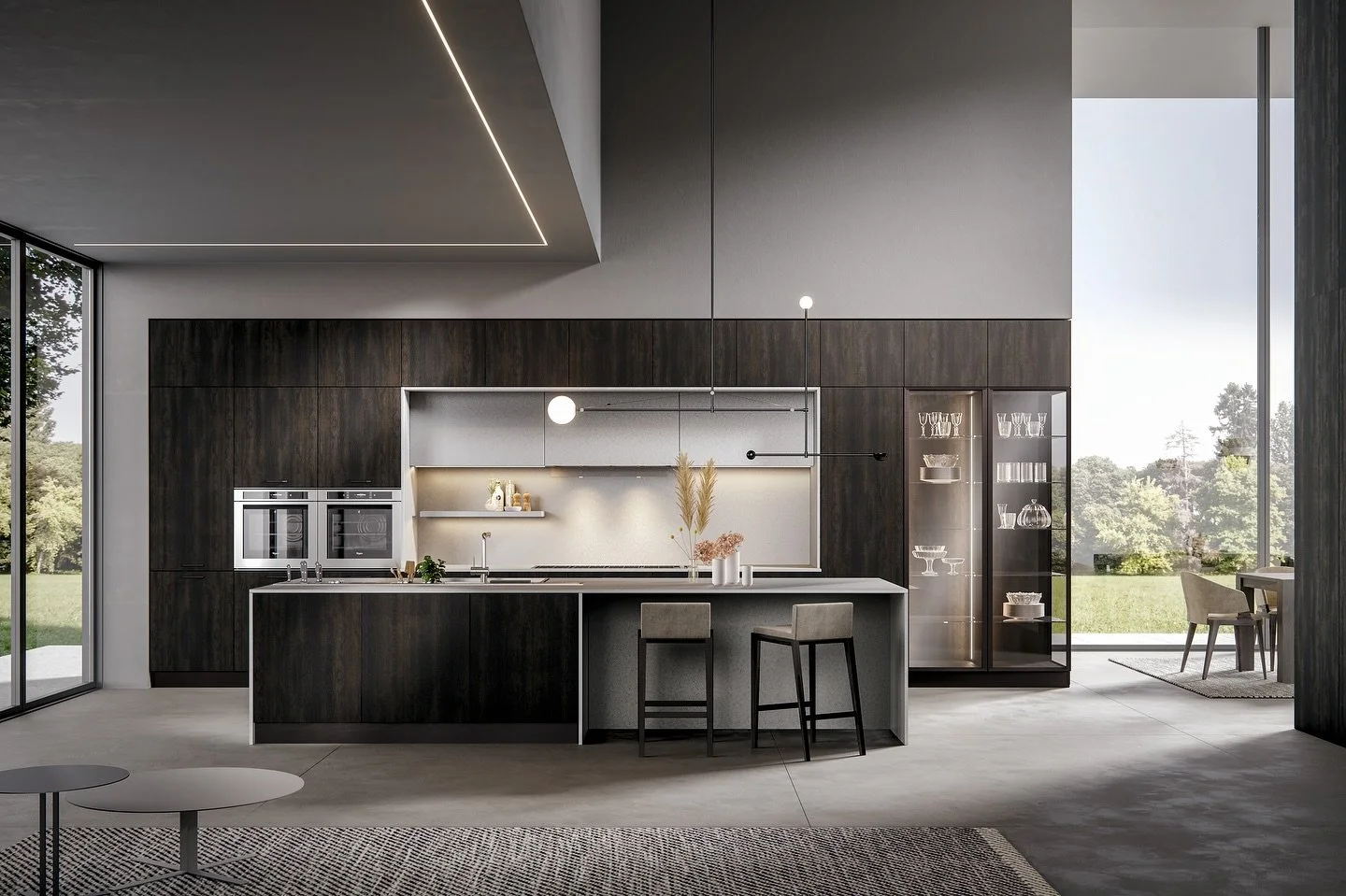 &iquest;C&oacute;mo defines el color y forma de tu cocina?. Esto depende de la espacialidad , la luz y m&aacute;s importante a&uacute;n, definir que tiene el protagonismo .