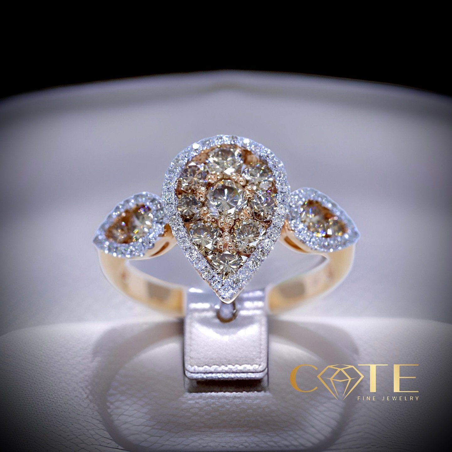 A Champagne Promise from @catejewelryct 
For years, their connection had been a delicate dance of unspoken feelings. Tonight, he would take a chance.

The rooftop garden sparkled with fairy lights as the city hummed softly below.
&ldquo;Tonight isn&r