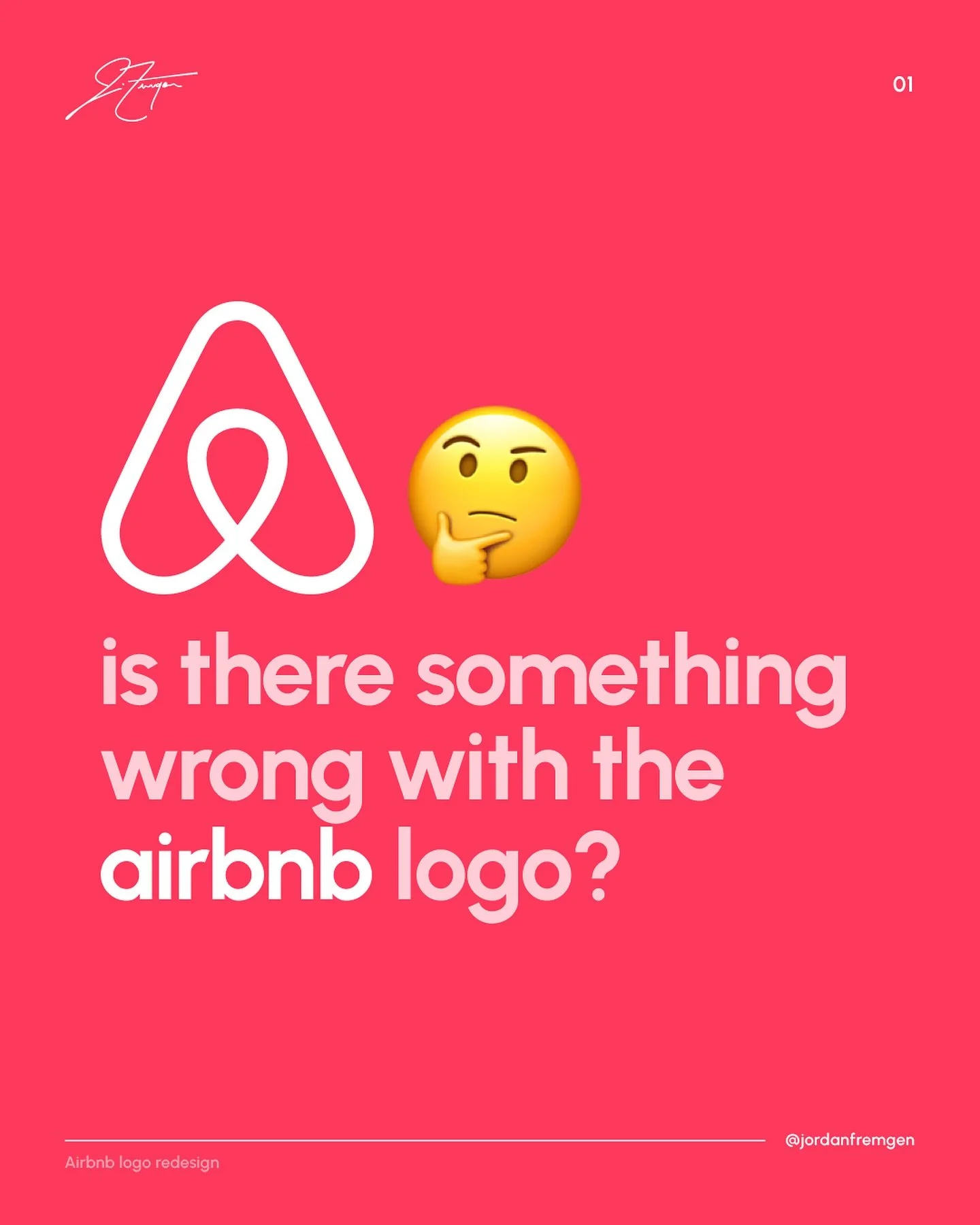 Which proposed #redesign is your favorite? 1, 2, 3, or 4?

Check out my reels for a deeper breakdown of the #designthinking behind each concept.

#design #branding #graphicdesign #graphicdesigner #logo #logomark #logodesigner #reimagined #airbnb