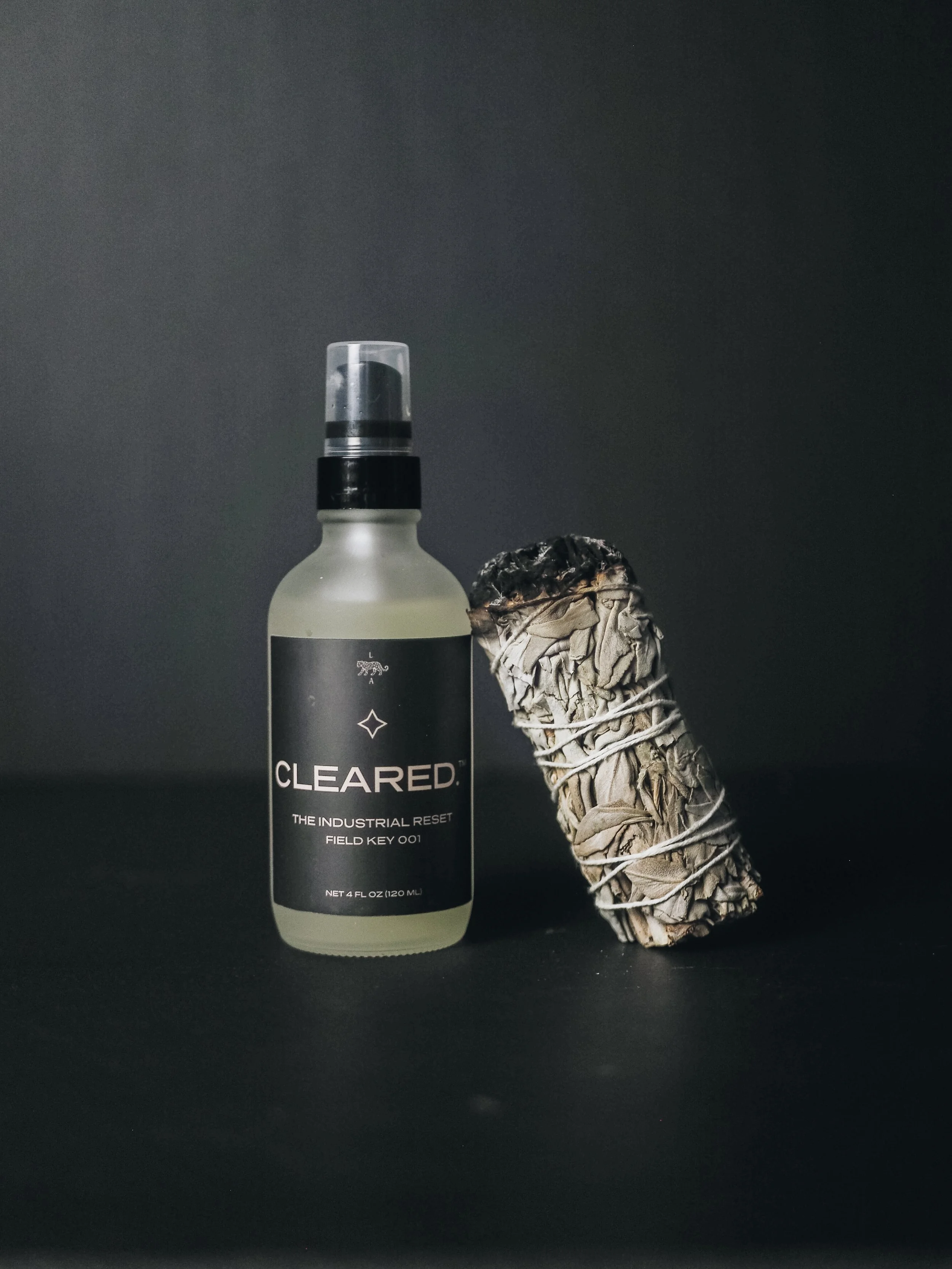 CLEARED. Field Key No. 001 — Cut Water Heavy eucalyptus. Severs. Clears. Protects. Seals. Lifts.