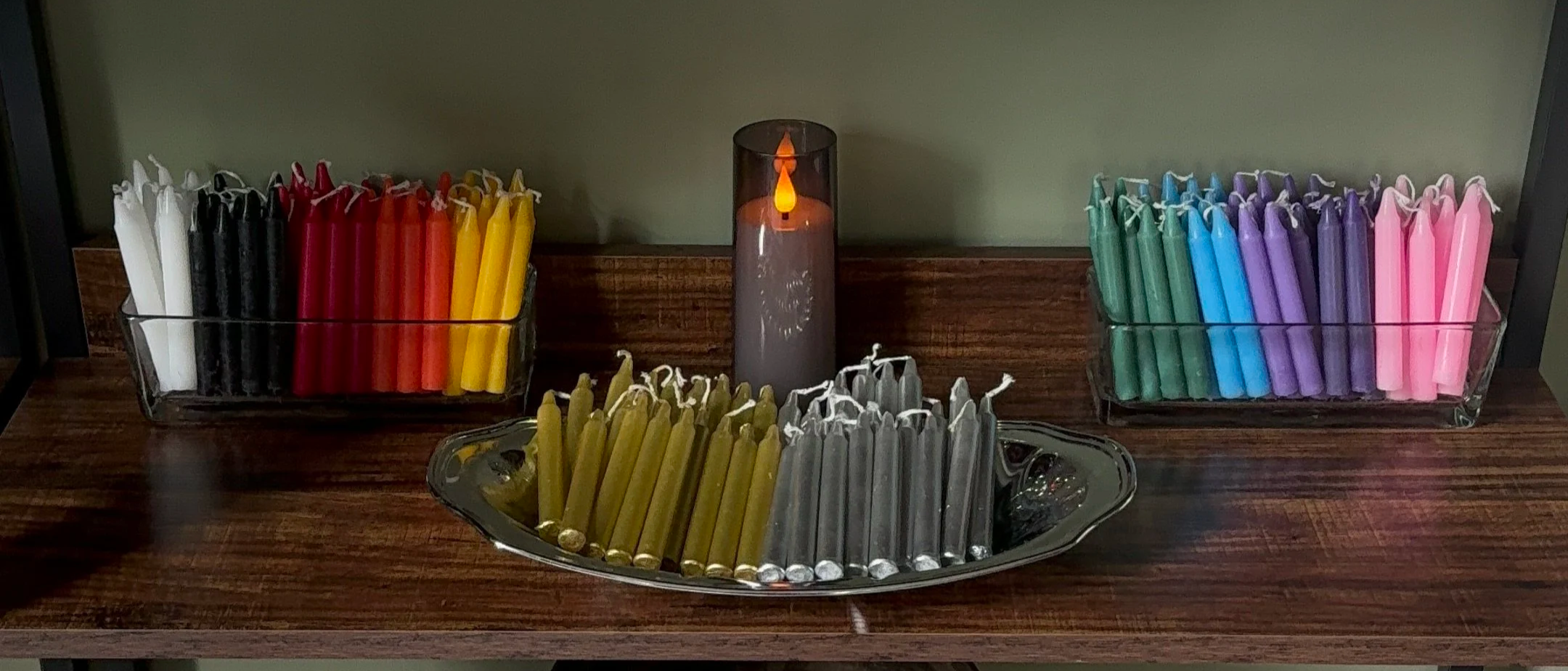 Spell Chime Candles - Metallic