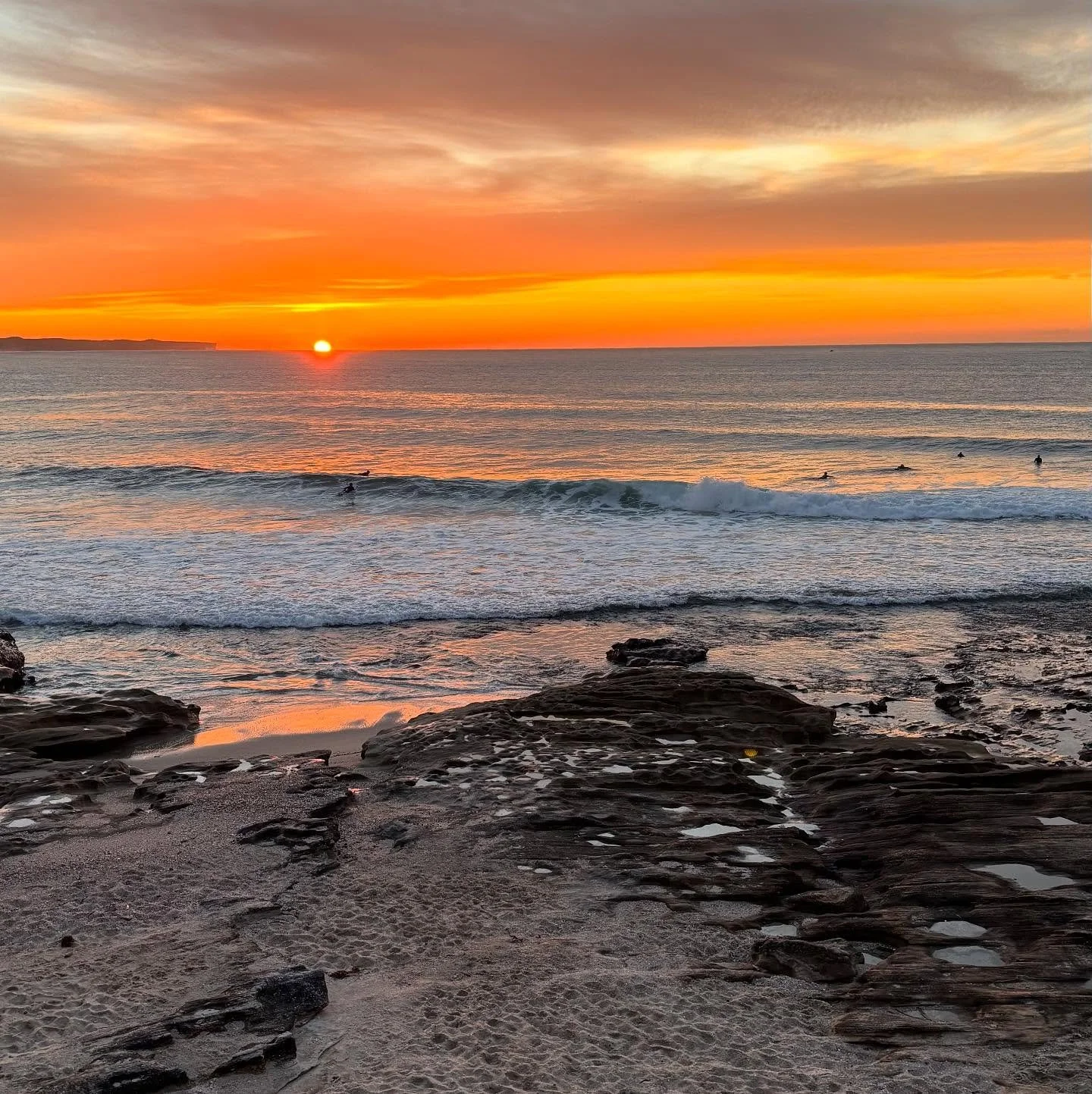 JULY WRAP 

A colourful sunrise and 2-3 foot offshore was just what we&rsquo;d ordered after not running a comp in June.

Masters hit the water first with a 7 degree air temp. Cabo, Vaughn, Jeff, Frank, Luke M all landed scores of consequence. The la