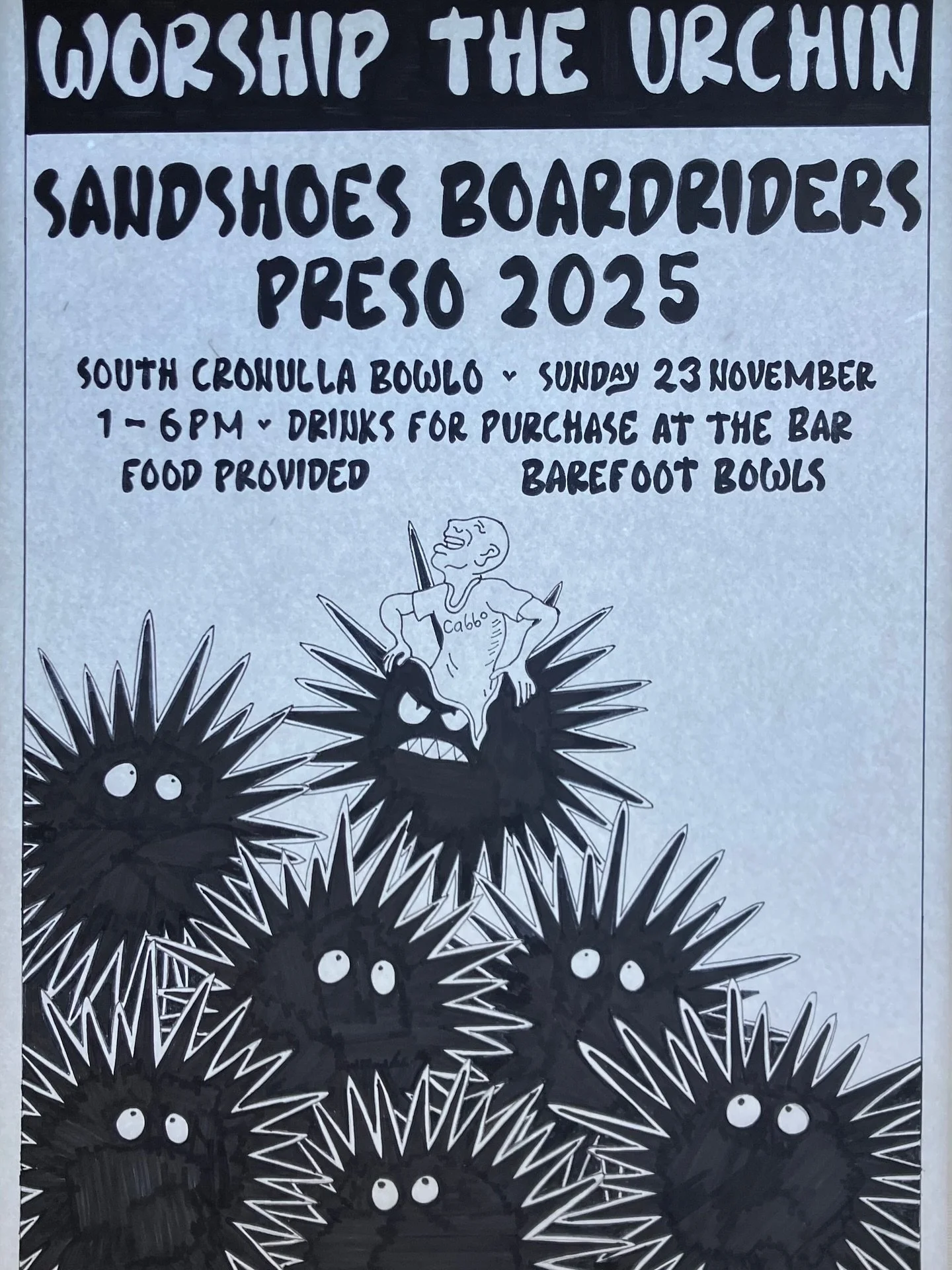 HUGE NEWS 

SHOES IS HEADING BACK TO THE BOWLO 🤝

Our 2025 preso will return to south Cronulla bowlo on a Sunday arvo. Think barefoot bowls, we&rsquo;ll provide food. Bar service at the club, they&rsquo;ve been good enough to help us out with drink 
