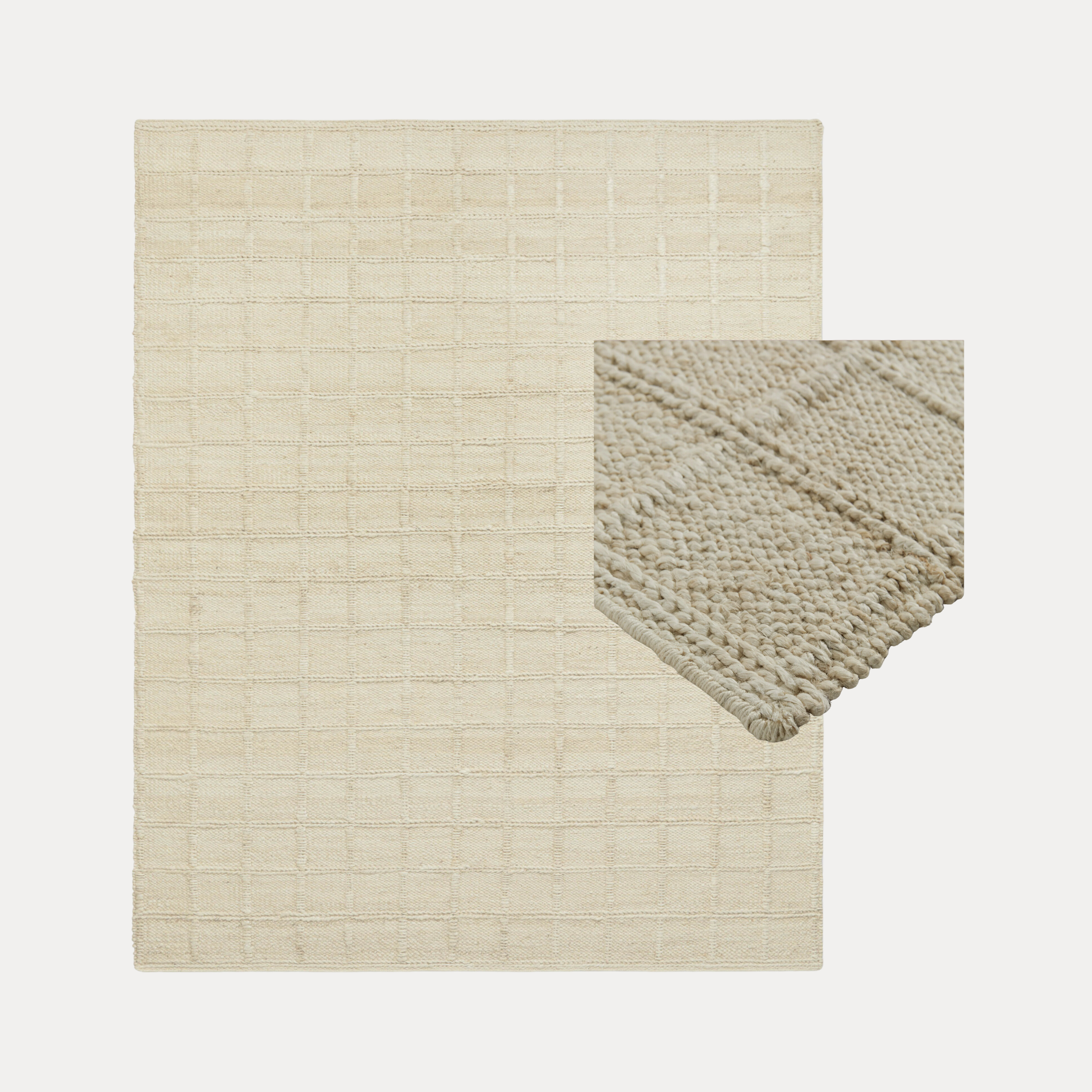 Grid Jute Rug
