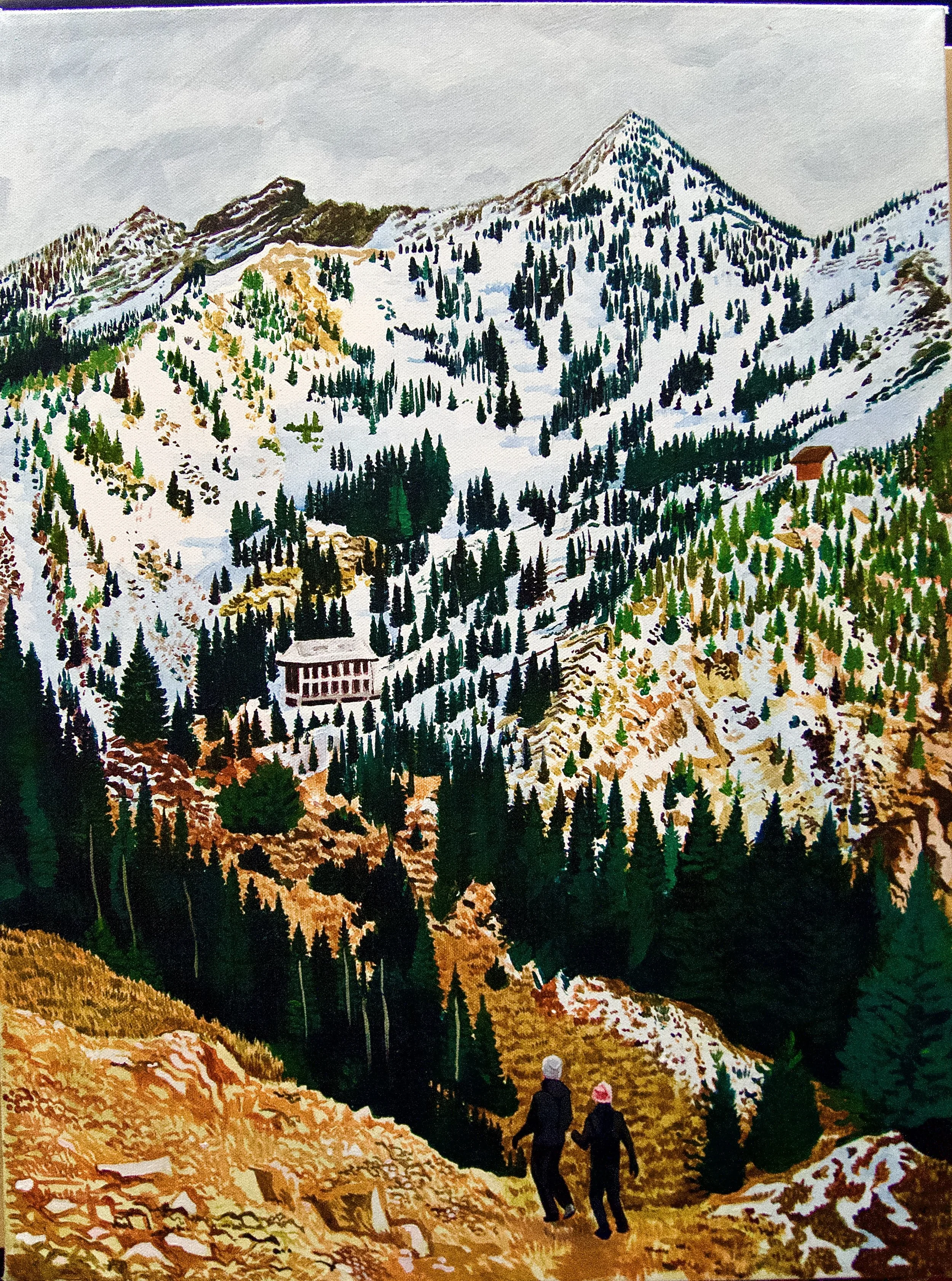 Acrylic on canvas. 18x24