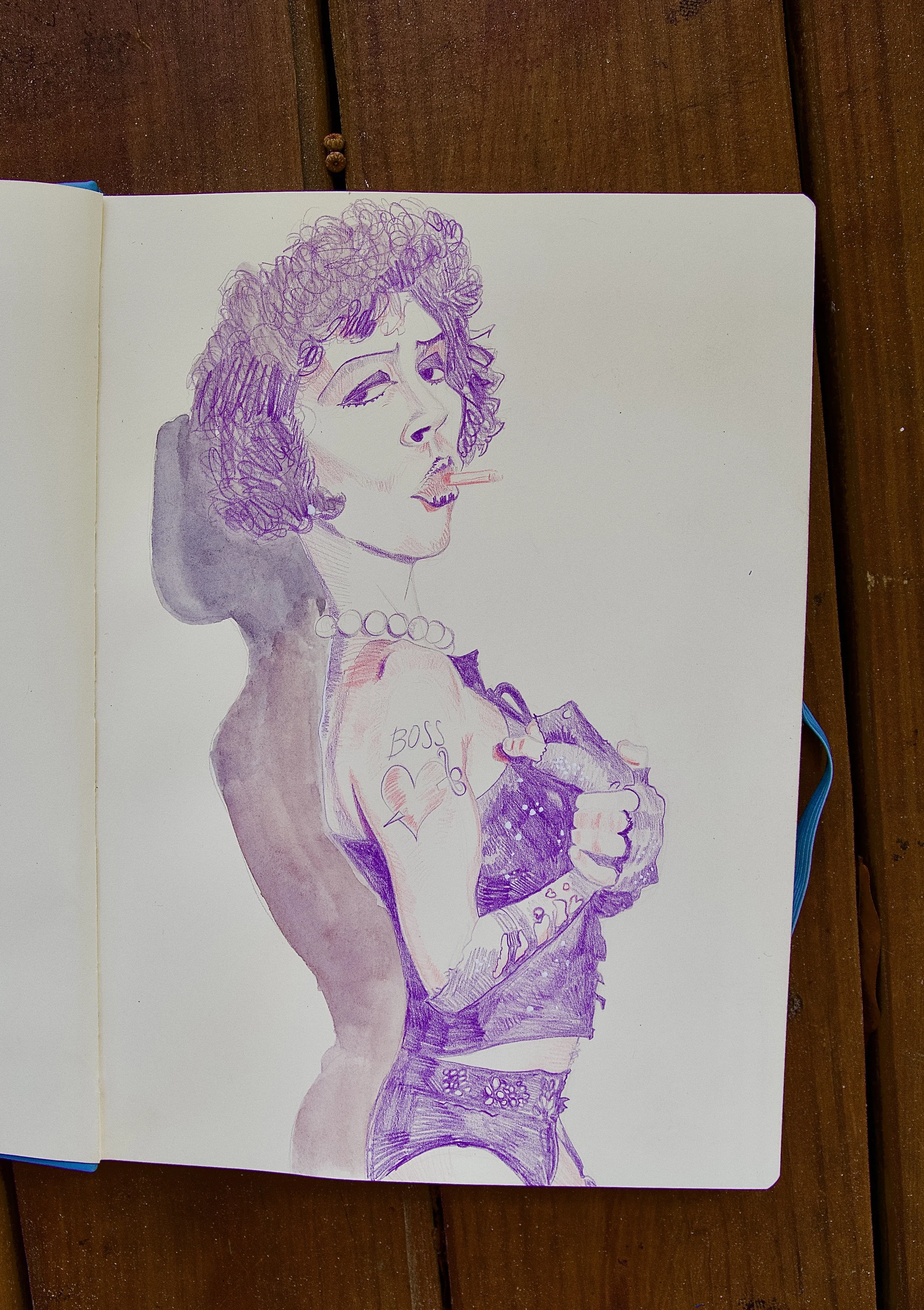 Frank N Furter sketch no.2
