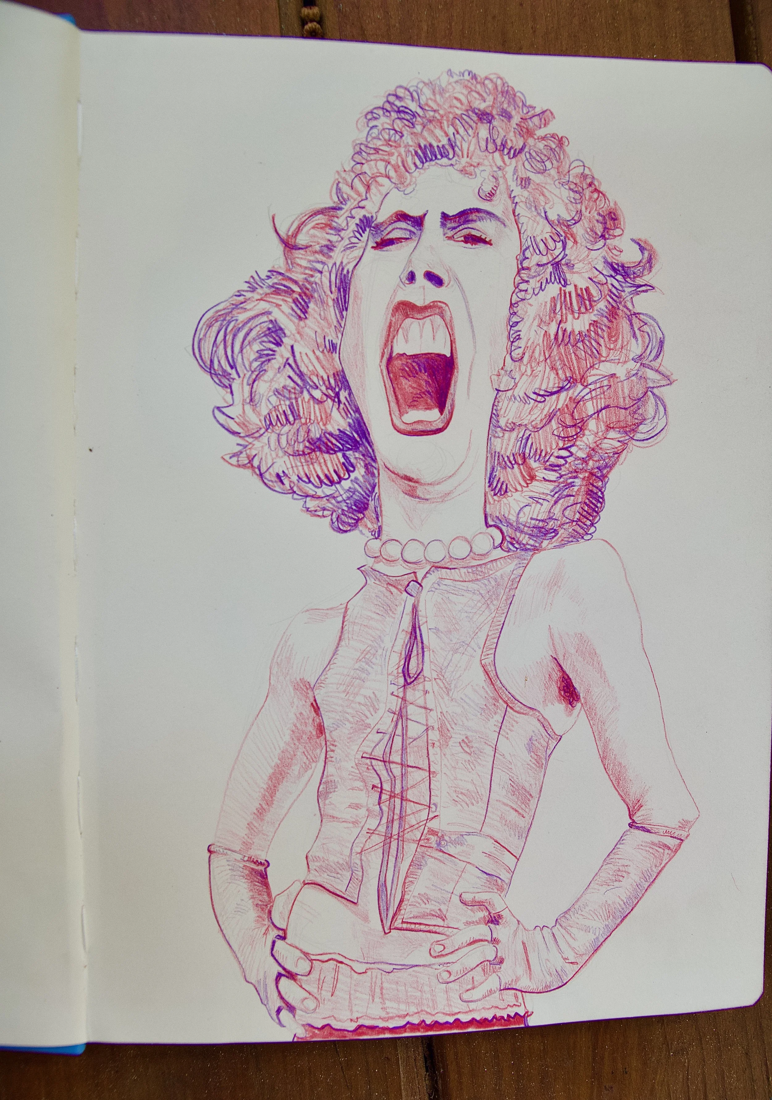 Frank N Furter sketch 1