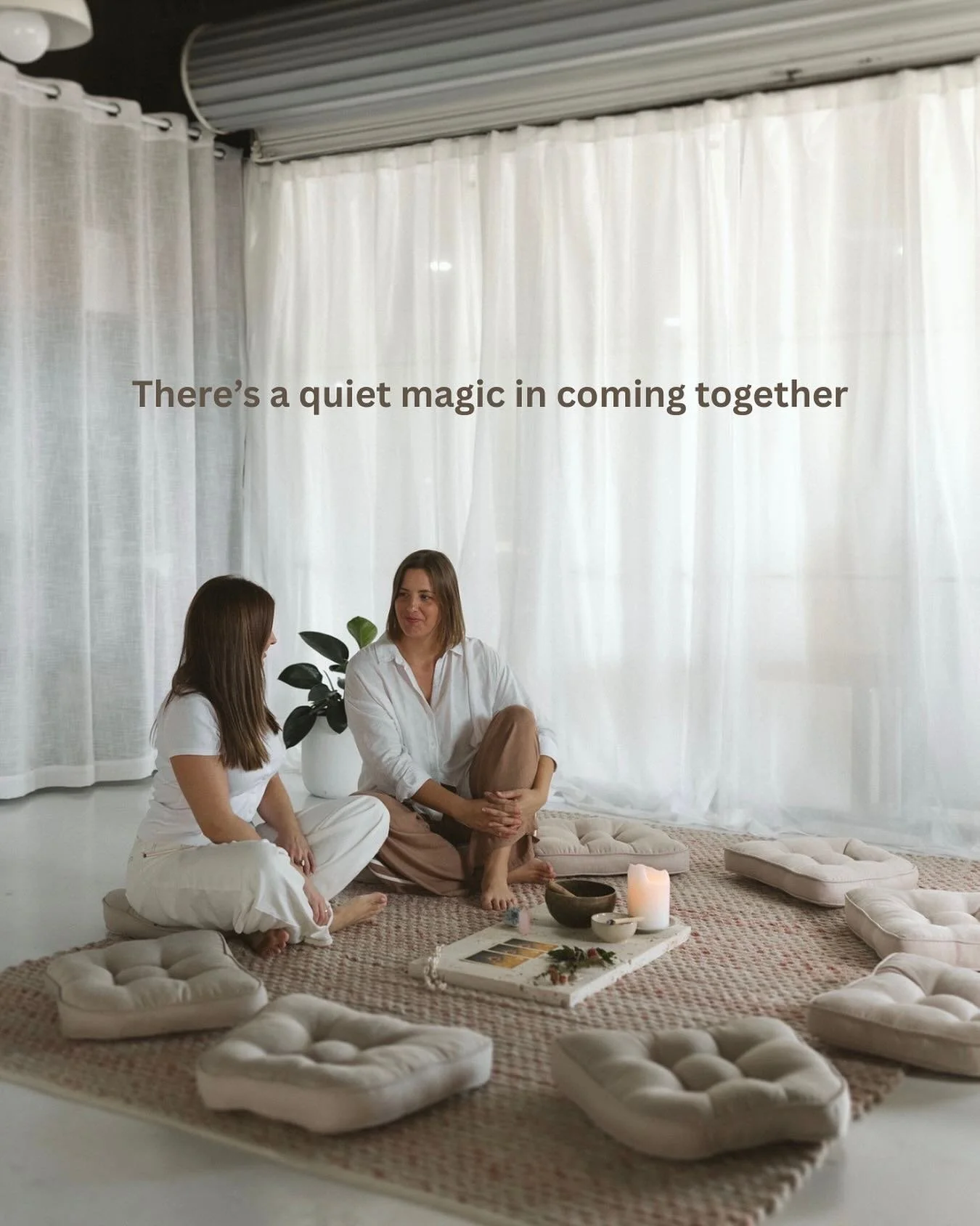 Our Unified Field sessions are not a replacement for 1:1 sessions - they are a different kind of experience entirely. Think of them as complementary: one shared goal to connect with the wisdom and healing that already lives within you.
✨ Together, th