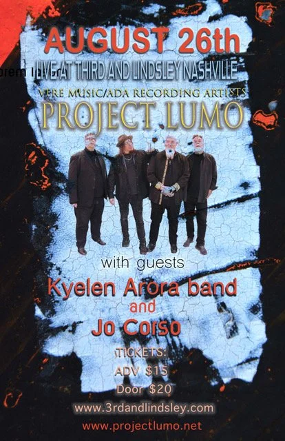 Project Lumo, Kyelen Arora Band, Jo Corso