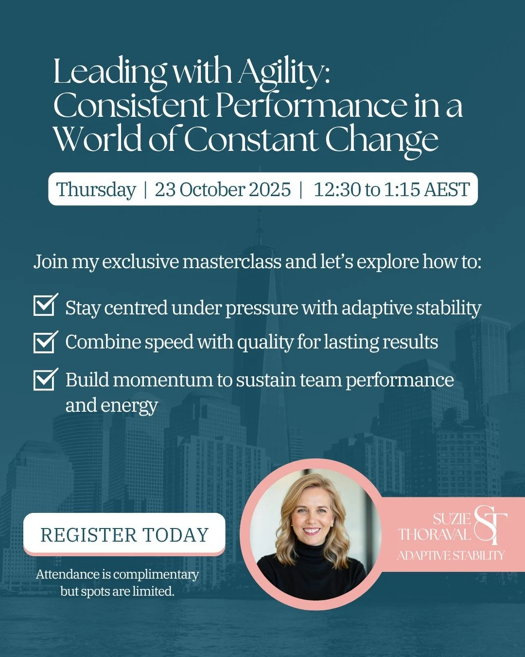 ⚡Is pressure to deliver putting your performance at risk?

Tight deadlines, shifting demands, and relentless urgency can leave even experienced leaders wondering how to keep performance high without burning out their team.

But pressure doesn&rsquo;t