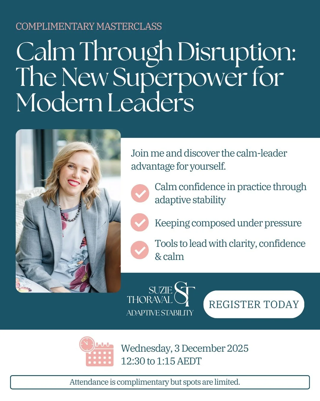 💭Is your resilience running on fumes?  You handled the last crisis - but what about the next unexpected event?

🔥 When pressure rises, even capable leaders can feel their centre slip. Decisions get rushed. Conversations tighten. Teams absorb our st