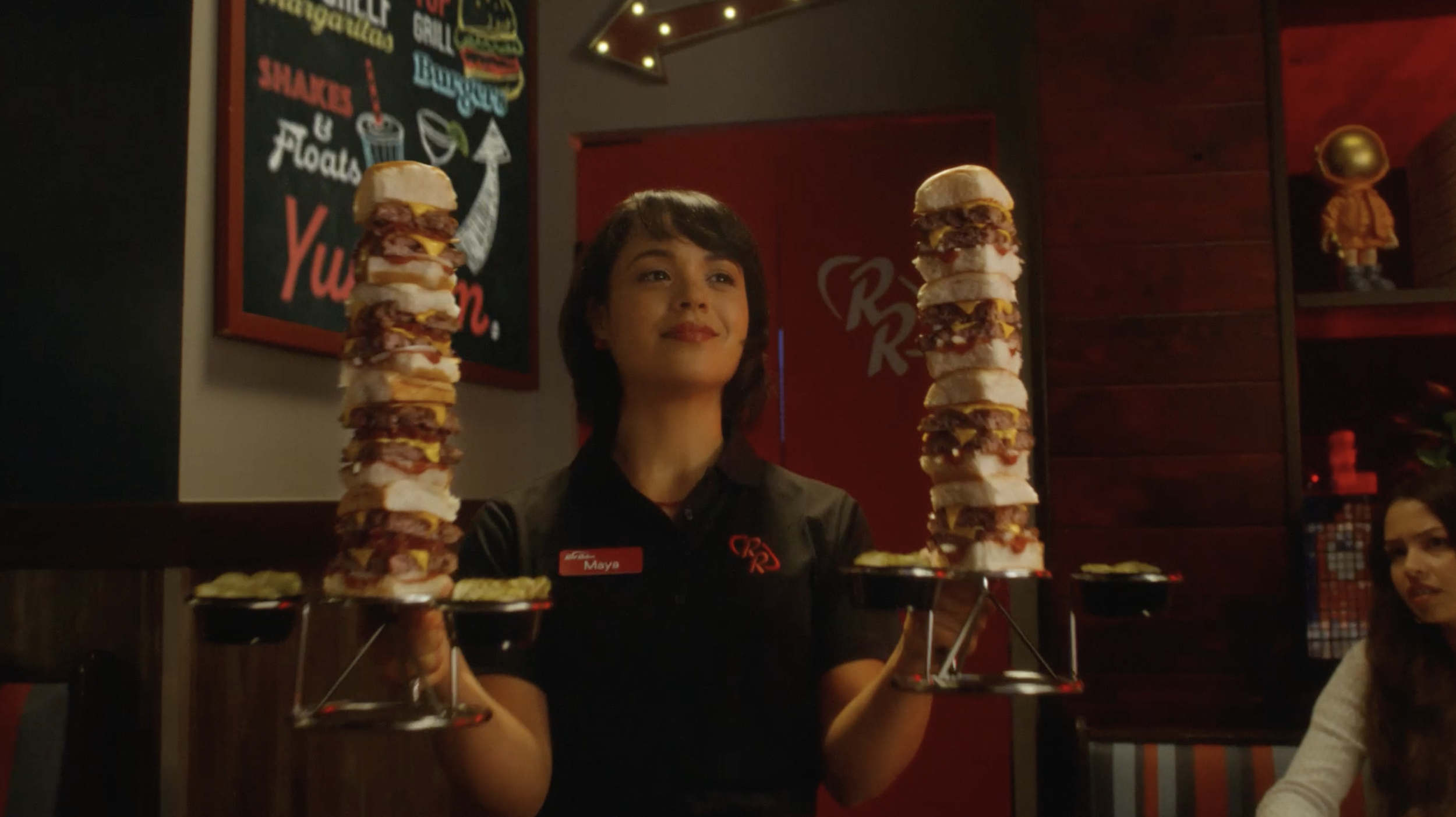 The magic TV spot for Red Robin's Tower Sliders featuring the amazing Lorena Parkour.