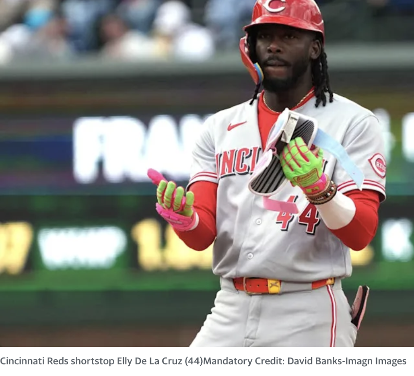 Towering Reds Star Elly De La Cruz Reveals Partnership With Red Robin