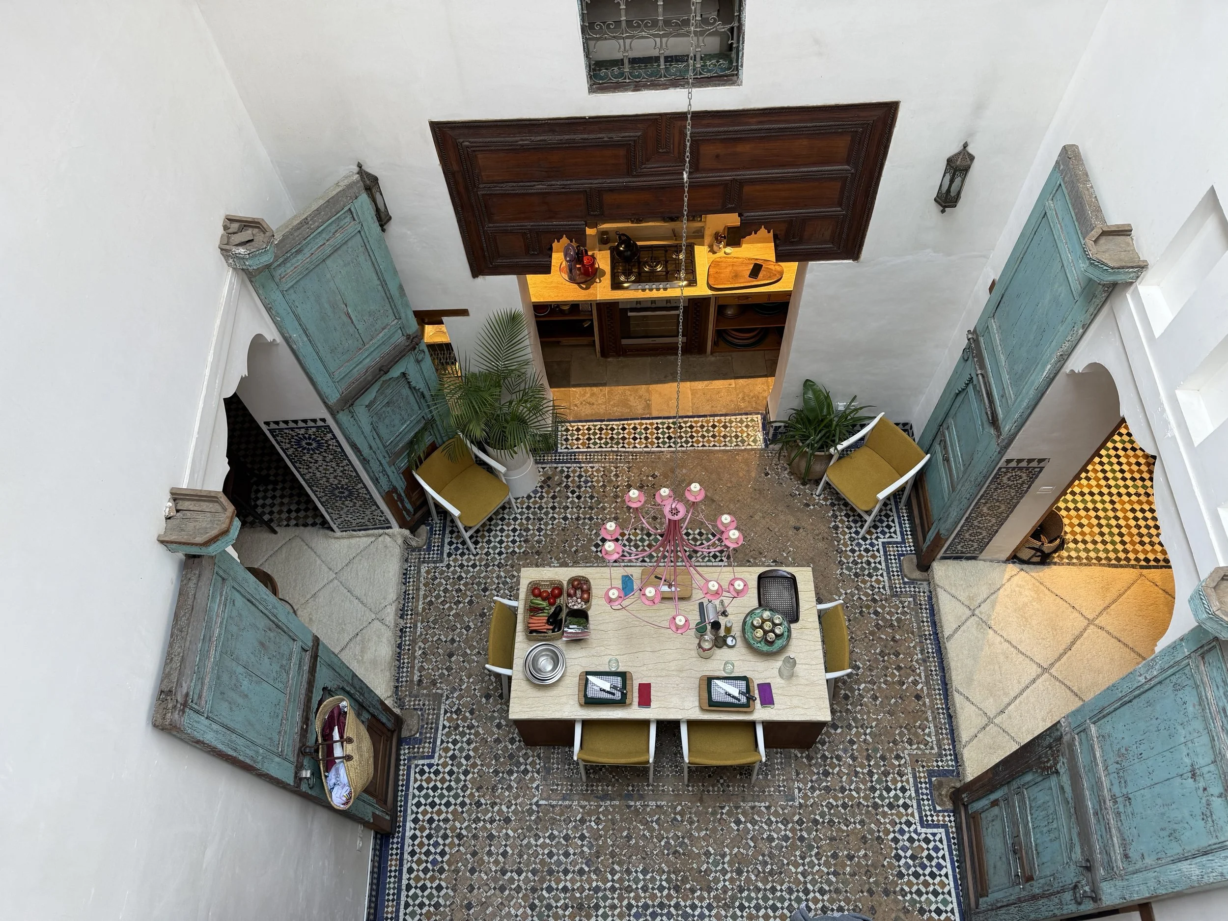 A cooking class in the Fez medina.