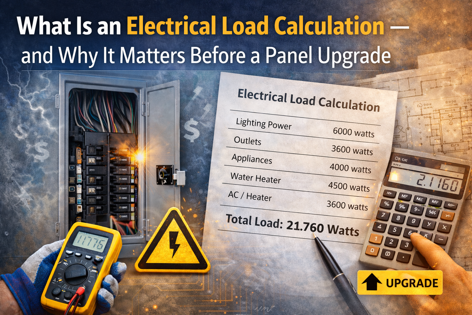What Is an Electrical Load Calculation — and Why It Matters Before a Panel Upgrade