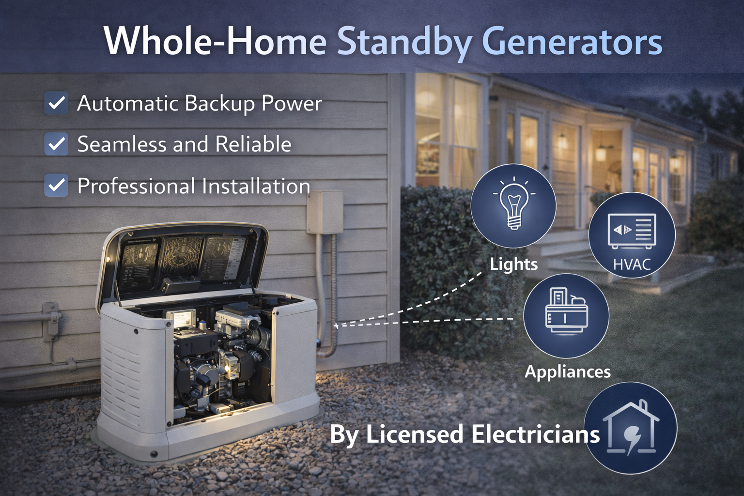 Whole-Home Standby Generators Explained: How They Work, What They Cost, and What to Expect