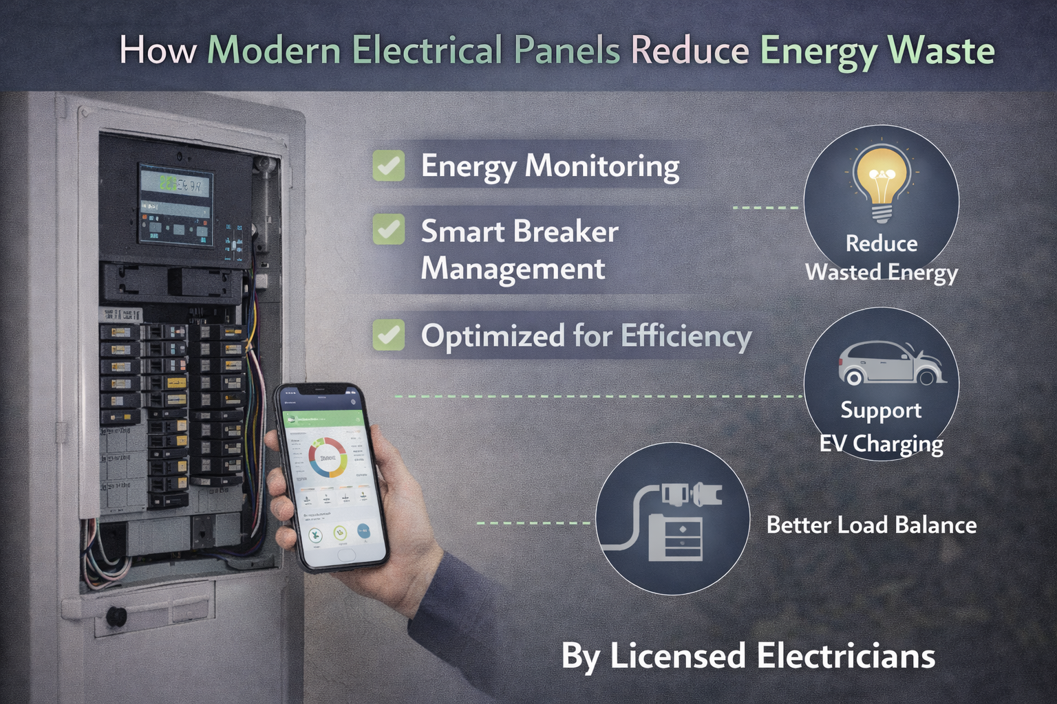 How a Modern Electrical Panel Can Help Reduce Energy Waste
