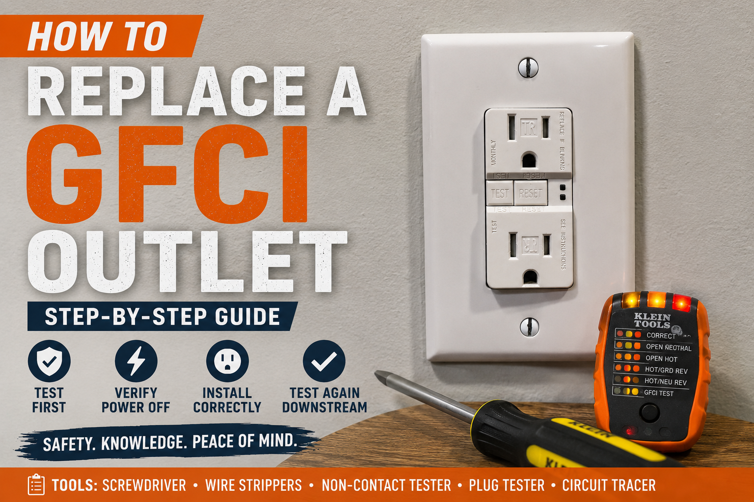 How to Replace a GFCI Outlet: An Electrician’s Step-by-Step Process