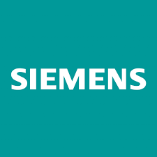 Siemens logo on a teal background