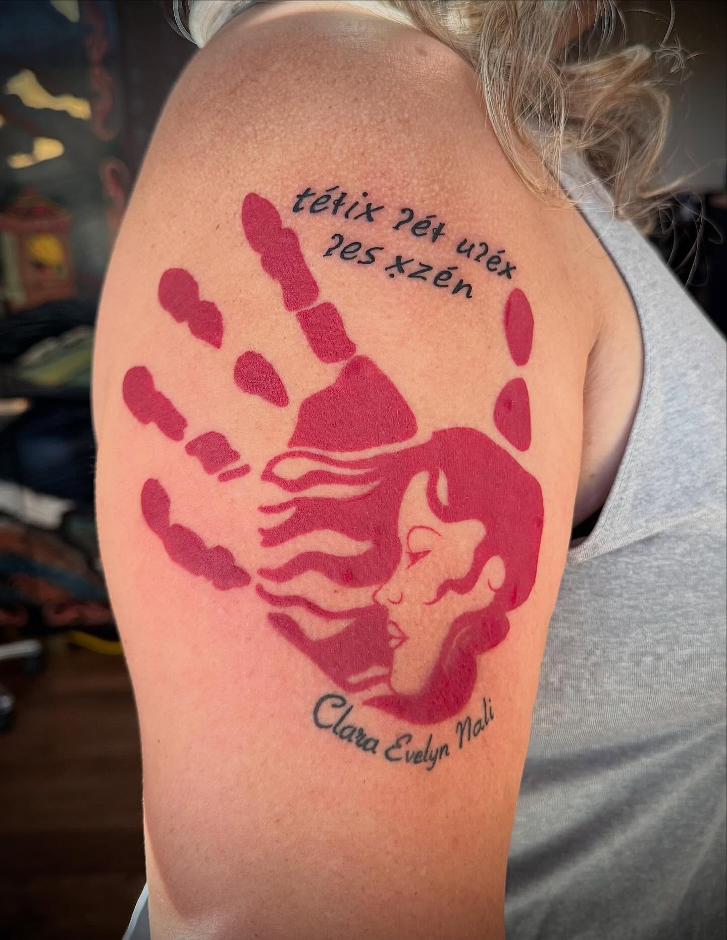 I finally got to add to the matching MMIW tattoo, &ldquo;Stand and be counted&rdquo; in their native language. This is a matching Mother and Daughter tattoo to commemorate the memory of their (great) grandmother, Clara Evelyn Nali. 

Here is the stor